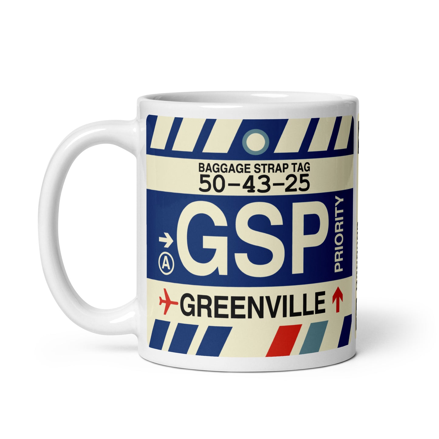 Travel Gift Coffee Mug • GSP Greenville Souvenir • YHM Designs - Image 03