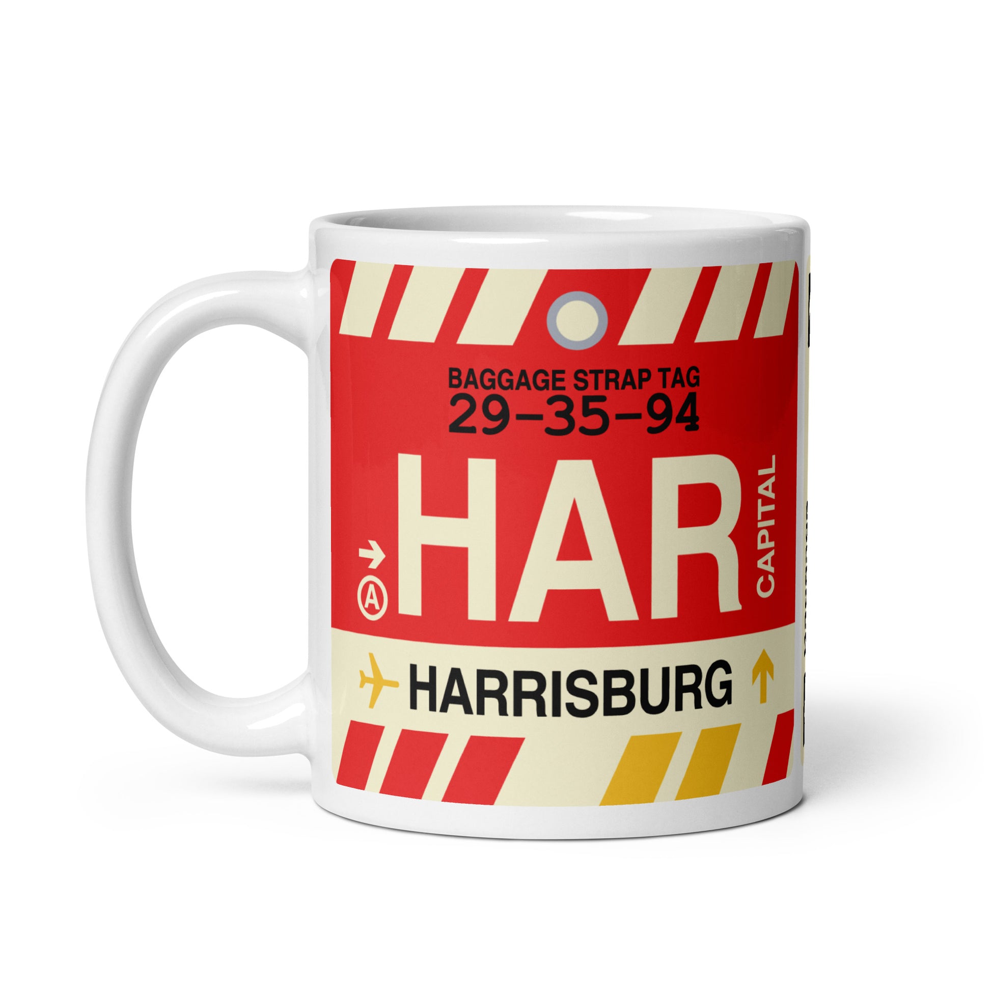 Travel-Themed Coffee Mug • HAR Harrisburg • YHM Designs - Image 03