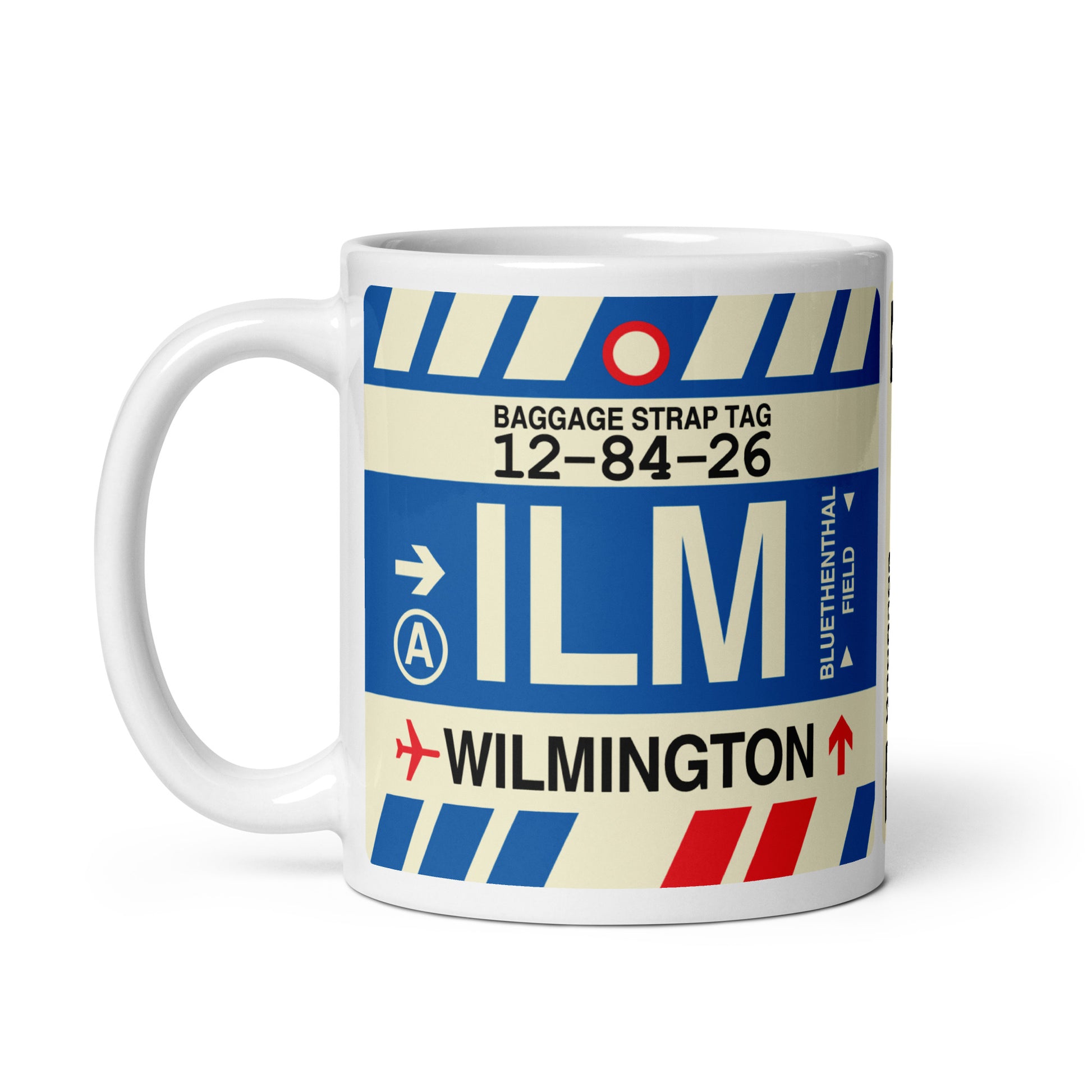 Travel-Themed Coffee Mug • ILM Wilmington • YHM Designs - Image 03