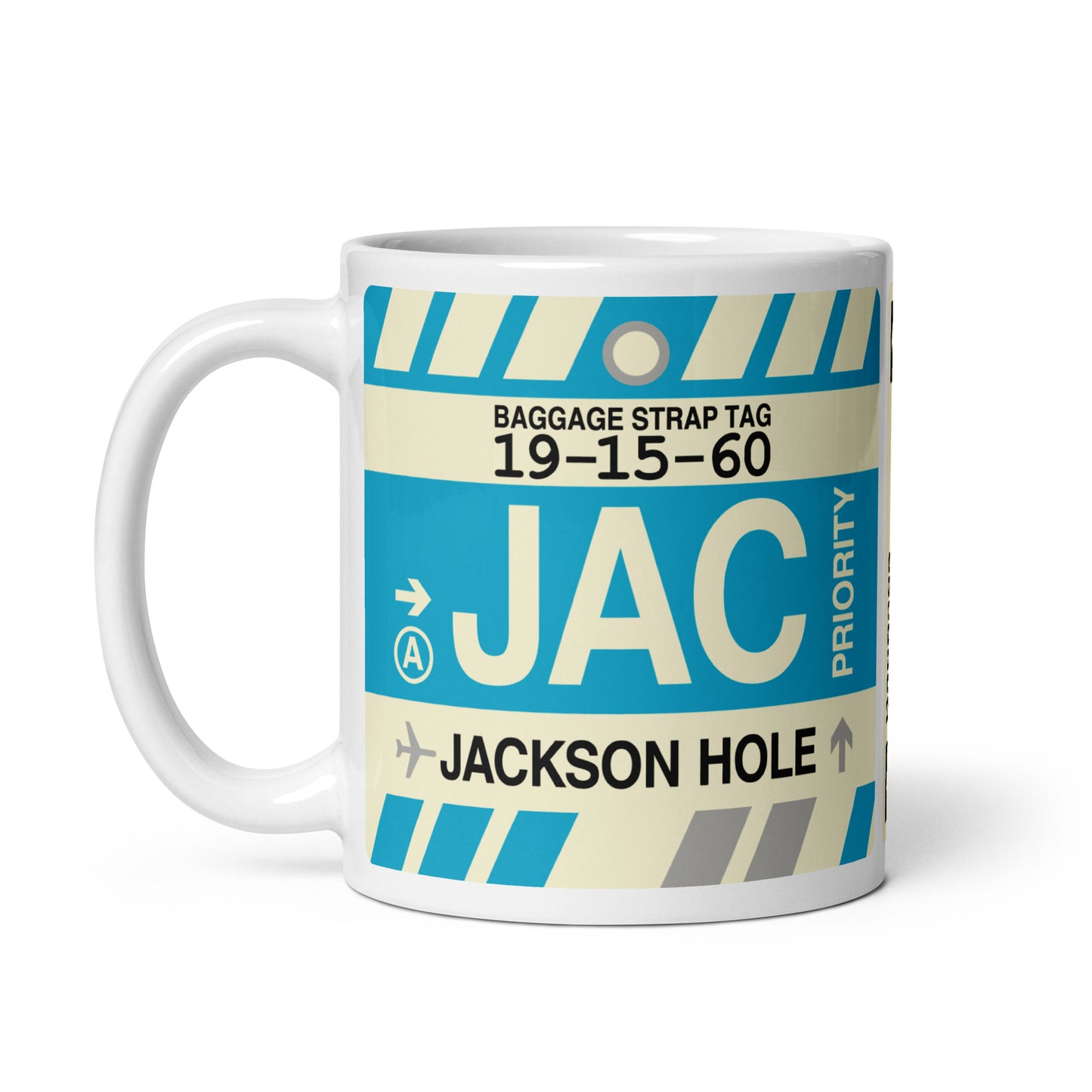 Travel Gift Coffee Mug • JAC Jackson Hole • YHM Designs - Image 03