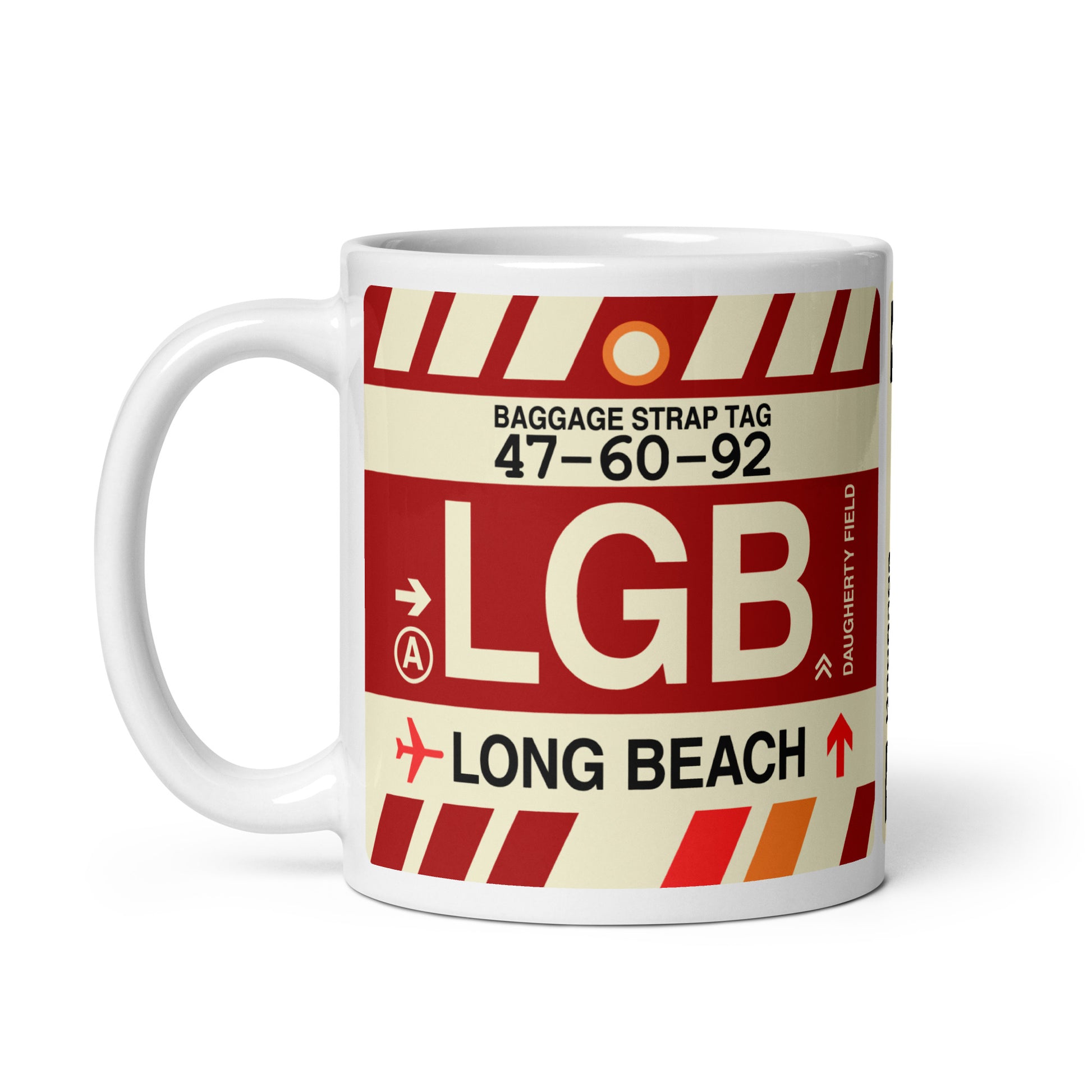 Travel Gift Coffee Mug • LGB Long Beach • YHM Designs - Image 03