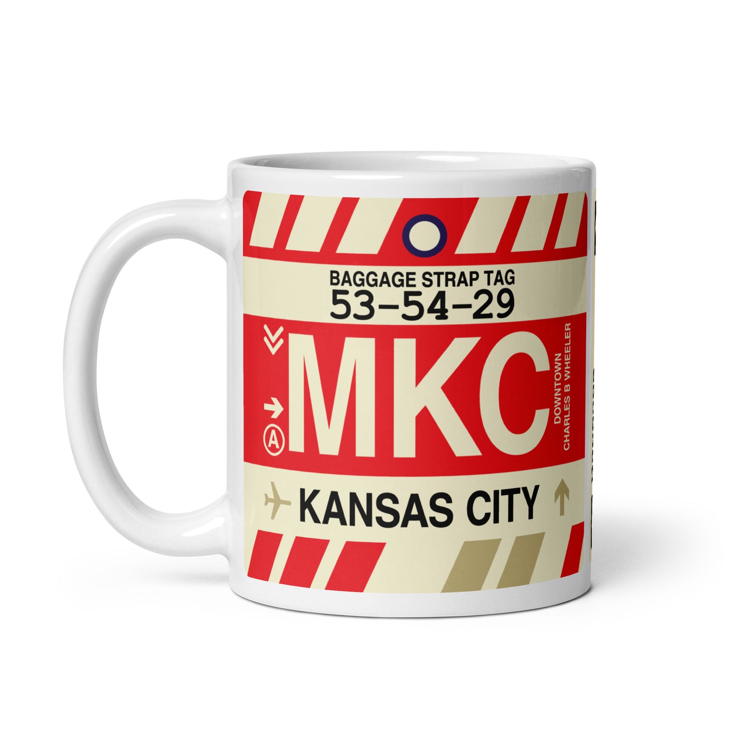 Travel Gift Coffee Mug • MKC Kansas City • YHM Designs - Image 03