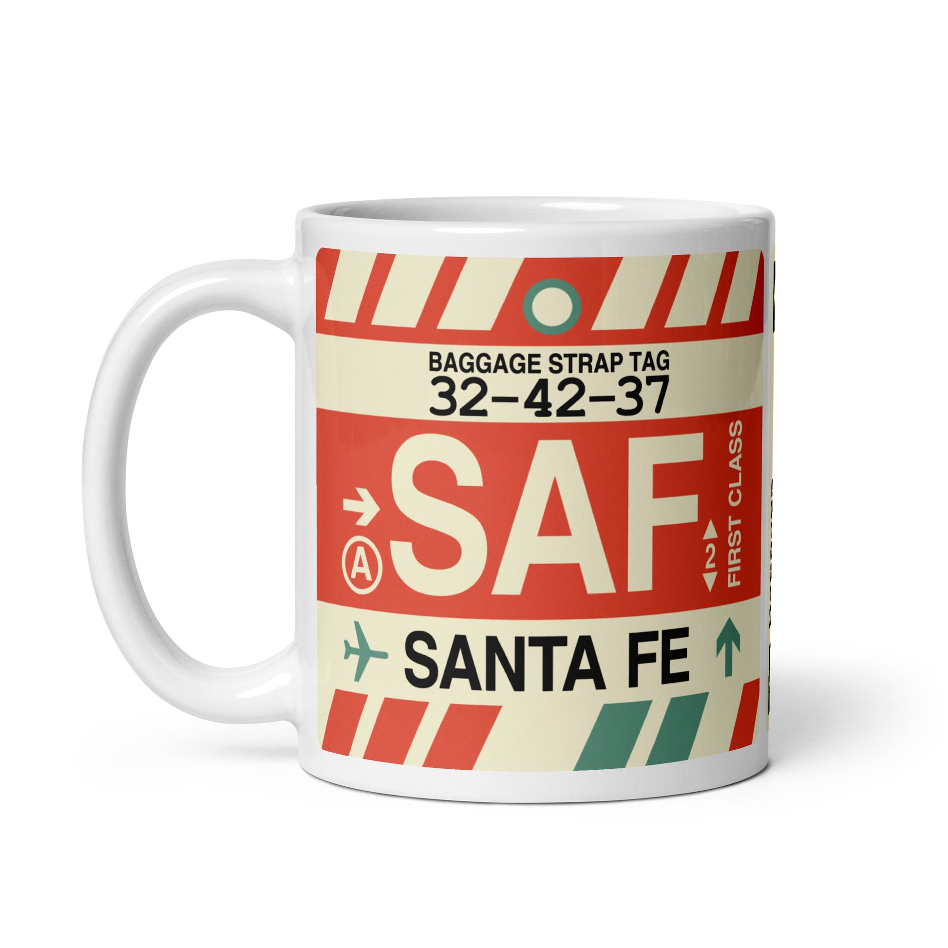 Travel Gift Coffee Mug • SAF Santa Fe Souvenir • YHM Designs - Image 03