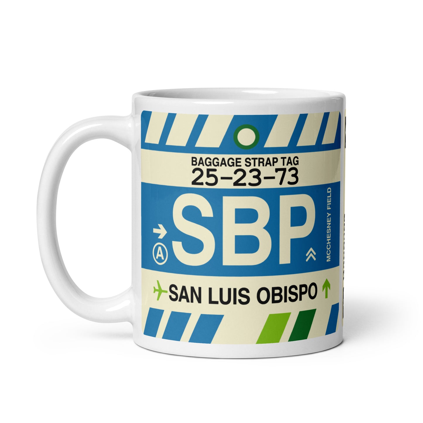 Travel-Themed Coffee Mug • SBP San Luis Obispo • YHM Designs - Image 03