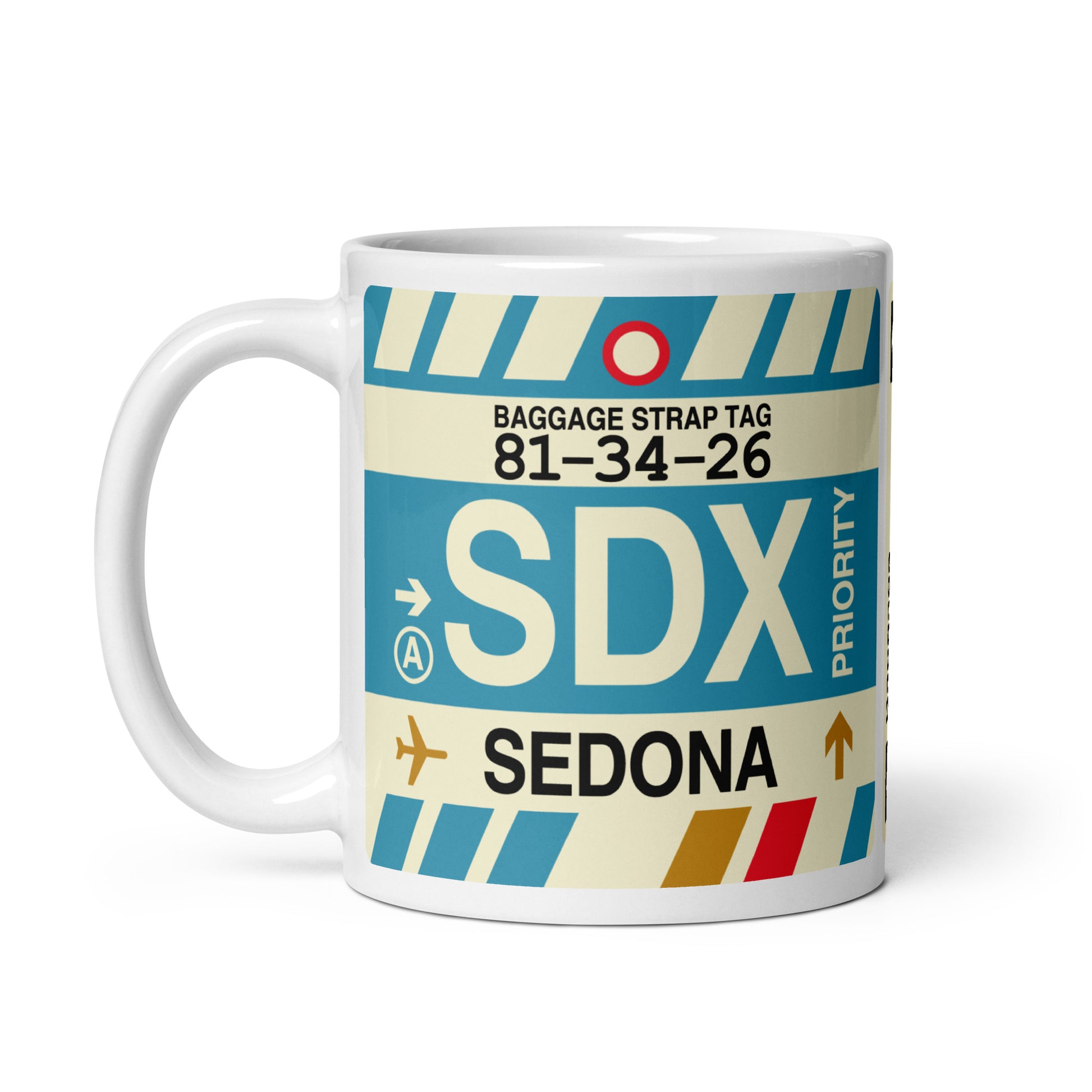 Travel-Themed Coffee Mug • SDX Sedona • YHM Designs - Image 03