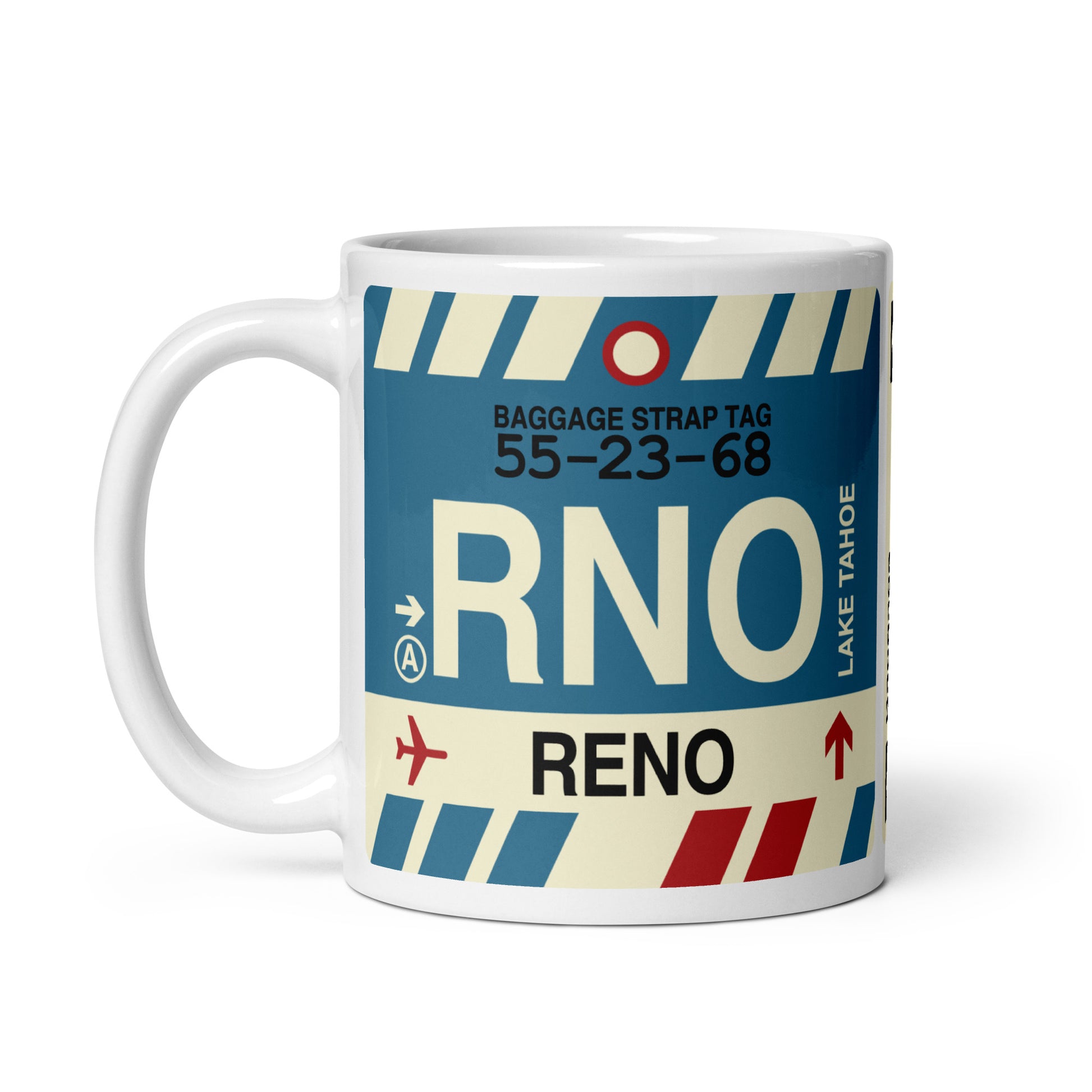 Travel-Themed Coffee Mug • RNO Reno • YHM Designs - Image 03