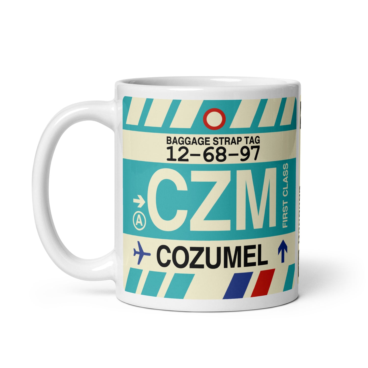 Travel Gift Coffee Mug • CZM Cozumel • YHM Designs - Image 03