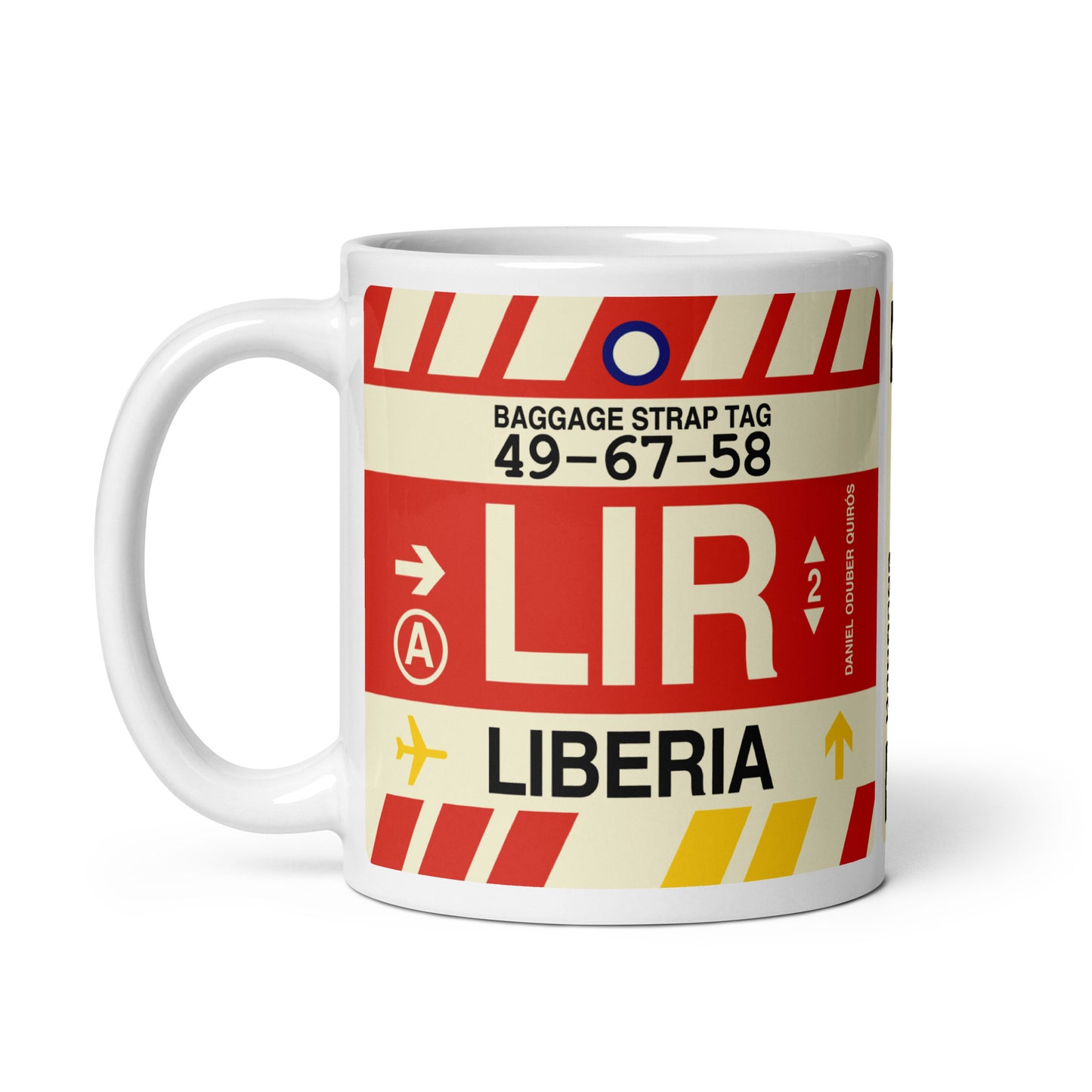 Travel-Themed Coffee Mug • LIR Liberia • YHM Designs - Image 03