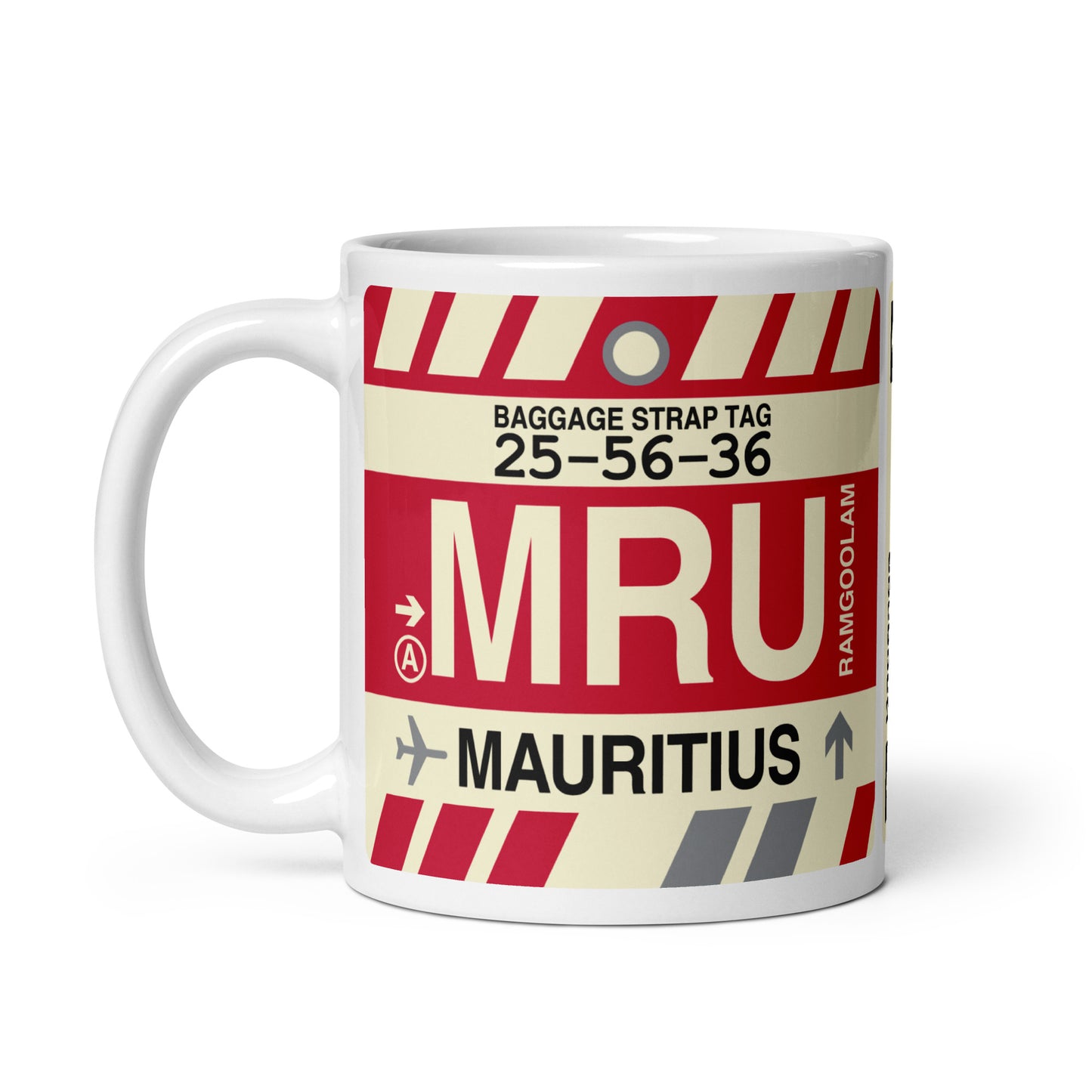 Travel Gift Coffee Mug • MRU Port Louis • YHM Designs - Image 03