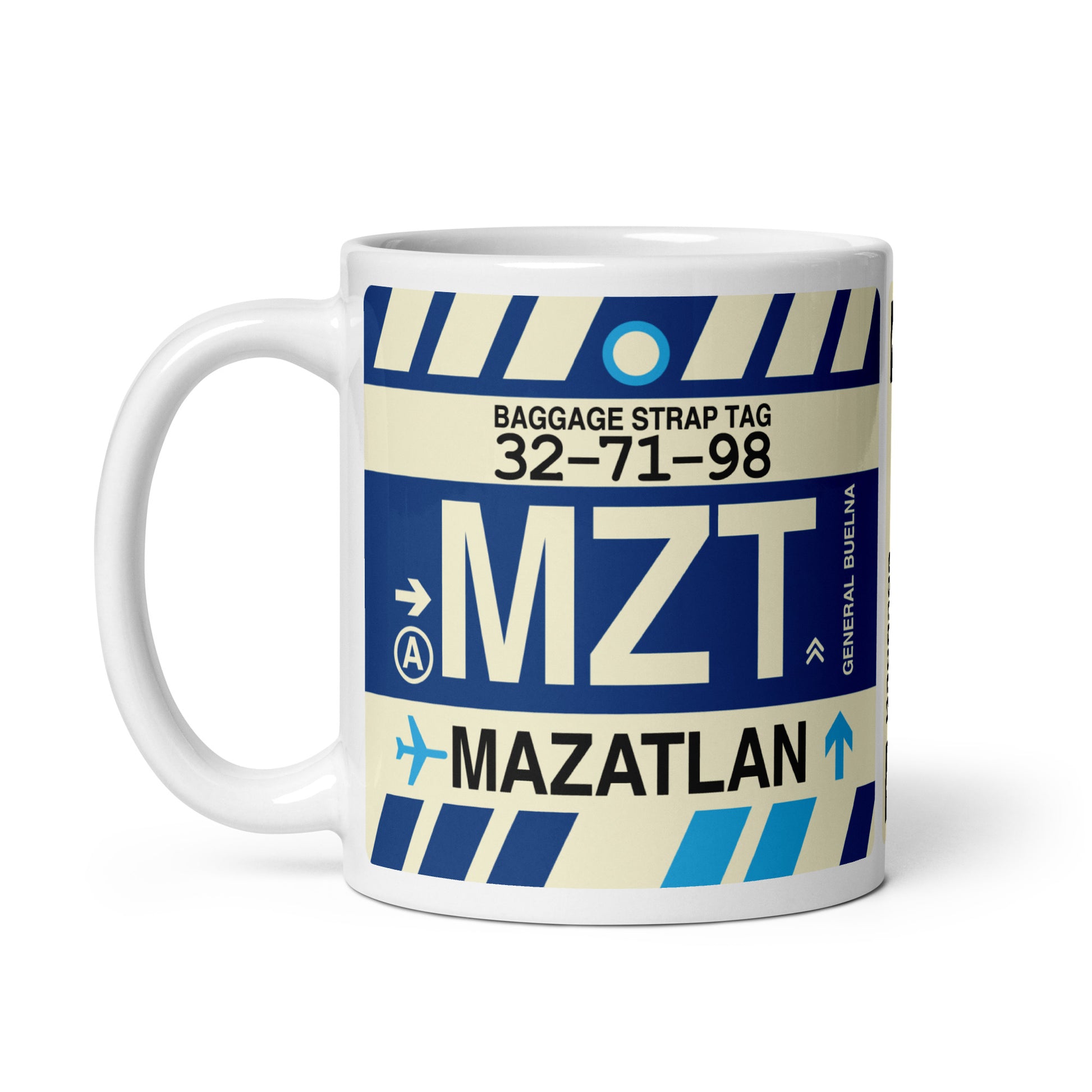 Travel-Themed Coffee Mug • MZT Mazatlan • YHM Designs - Image 03