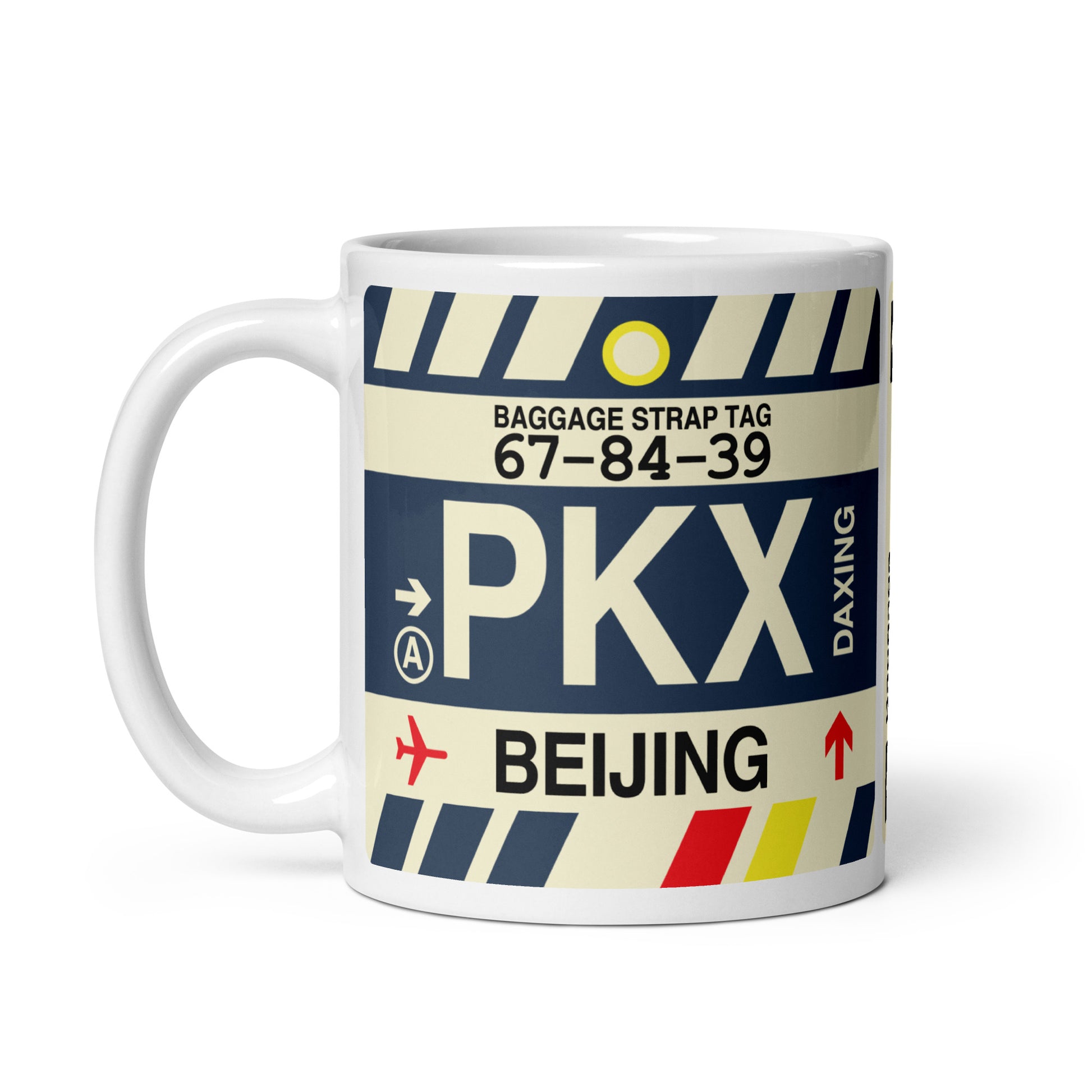 Travel-Themed Coffee Mug • PKX Beijing • YHM Designs - Image 03