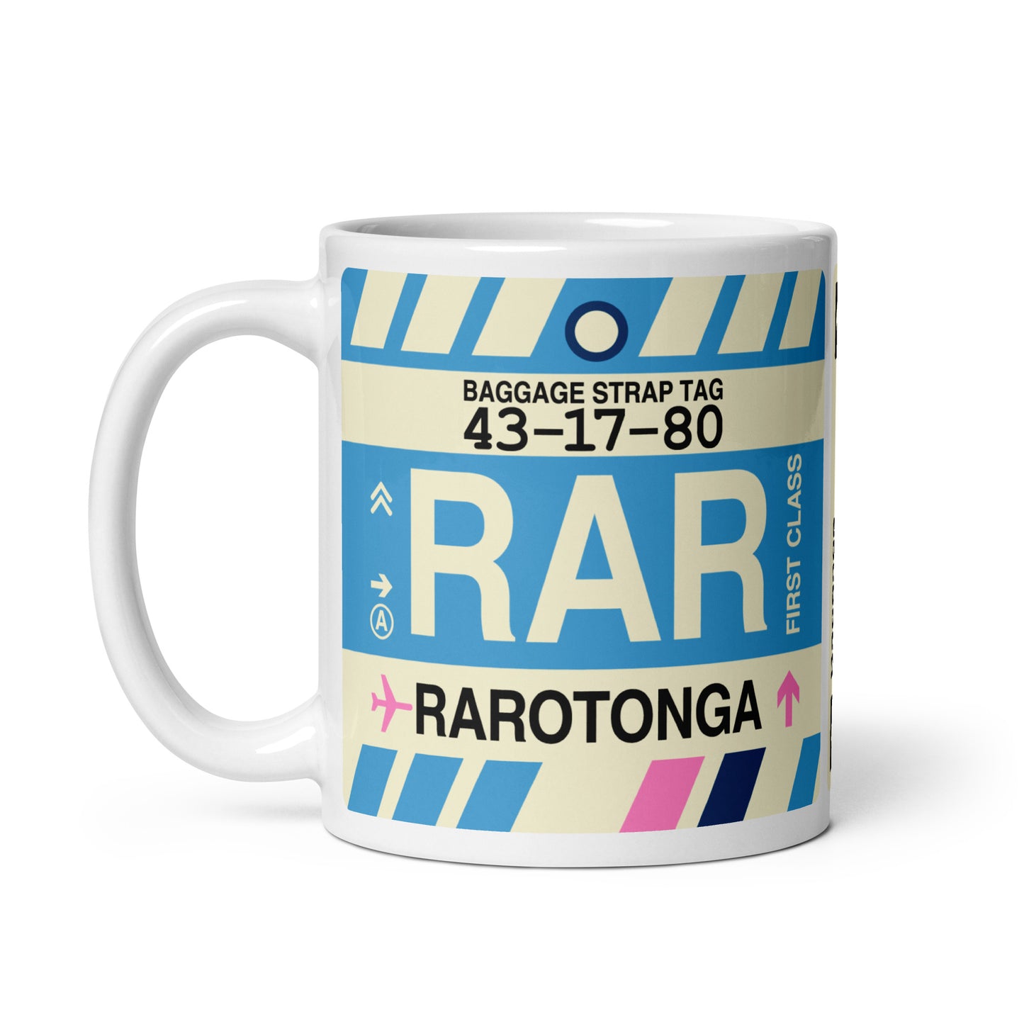 Travel Gift Coffee Mug • RAR Rarotonga • YHM Designs - Image 03