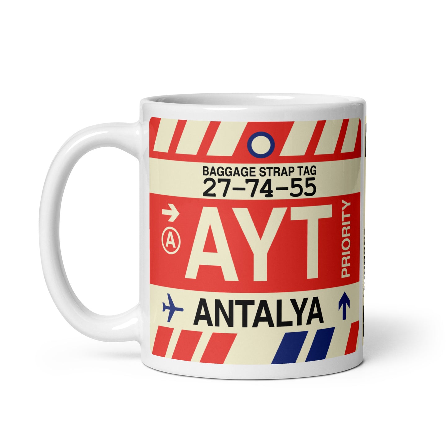Travel Gift Coffee Mug • AYT Antalya • YHM Designs - Image 02