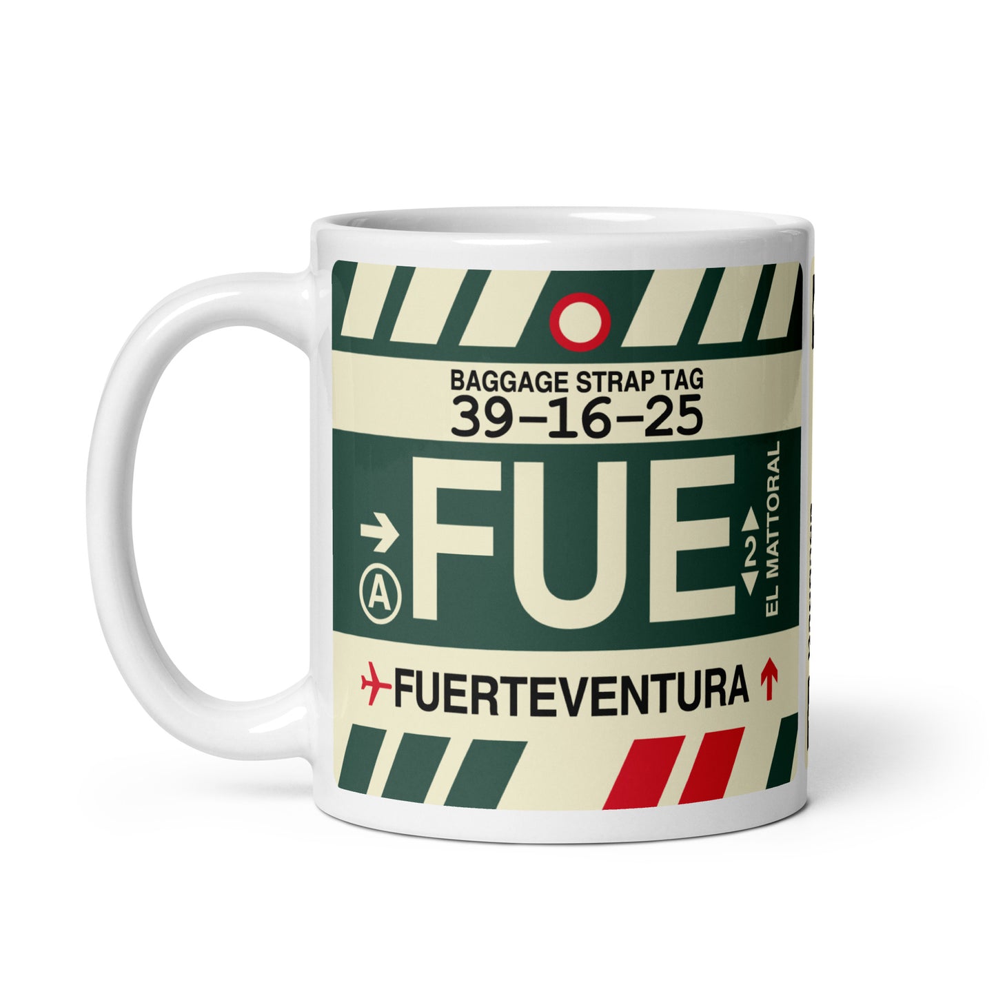 Travel Gift Coffee Mug • FUE Fuerteventura • YHM Designs - Image 02