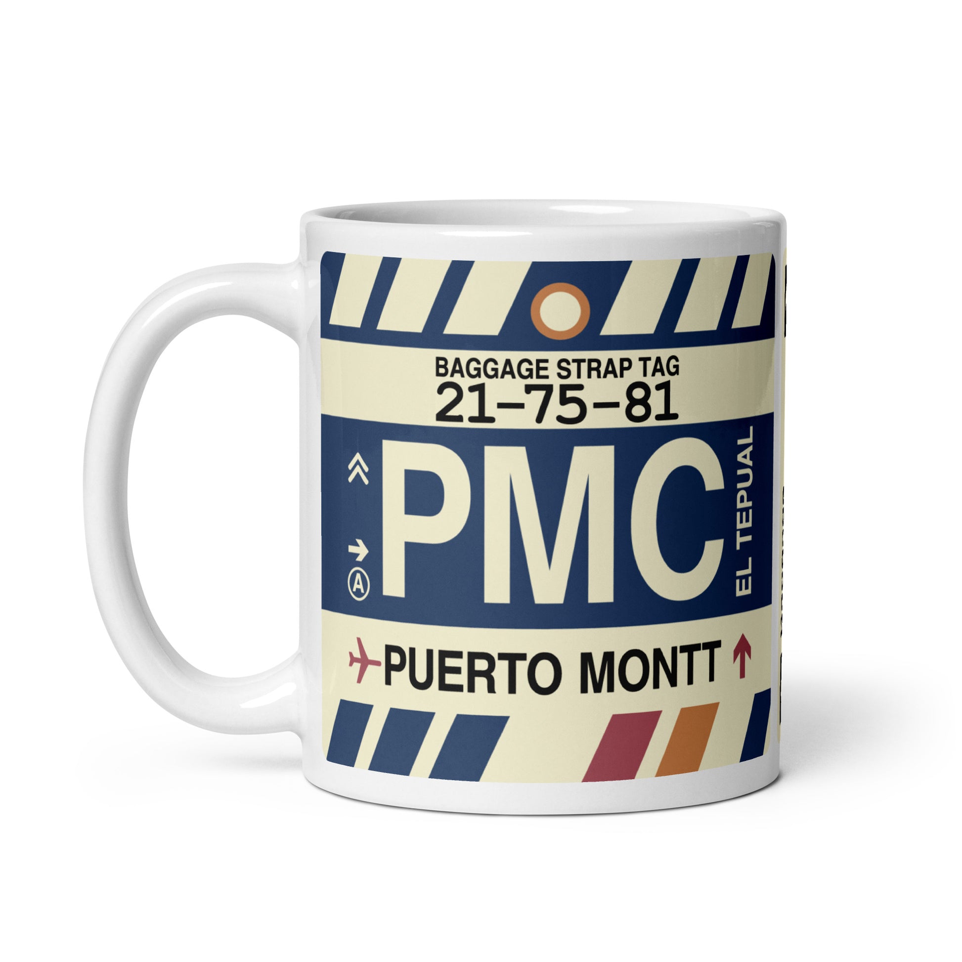 Travel Gift Coffee Mug • PMC Puerto Montt Souvenir • YHM Designs - Image 02