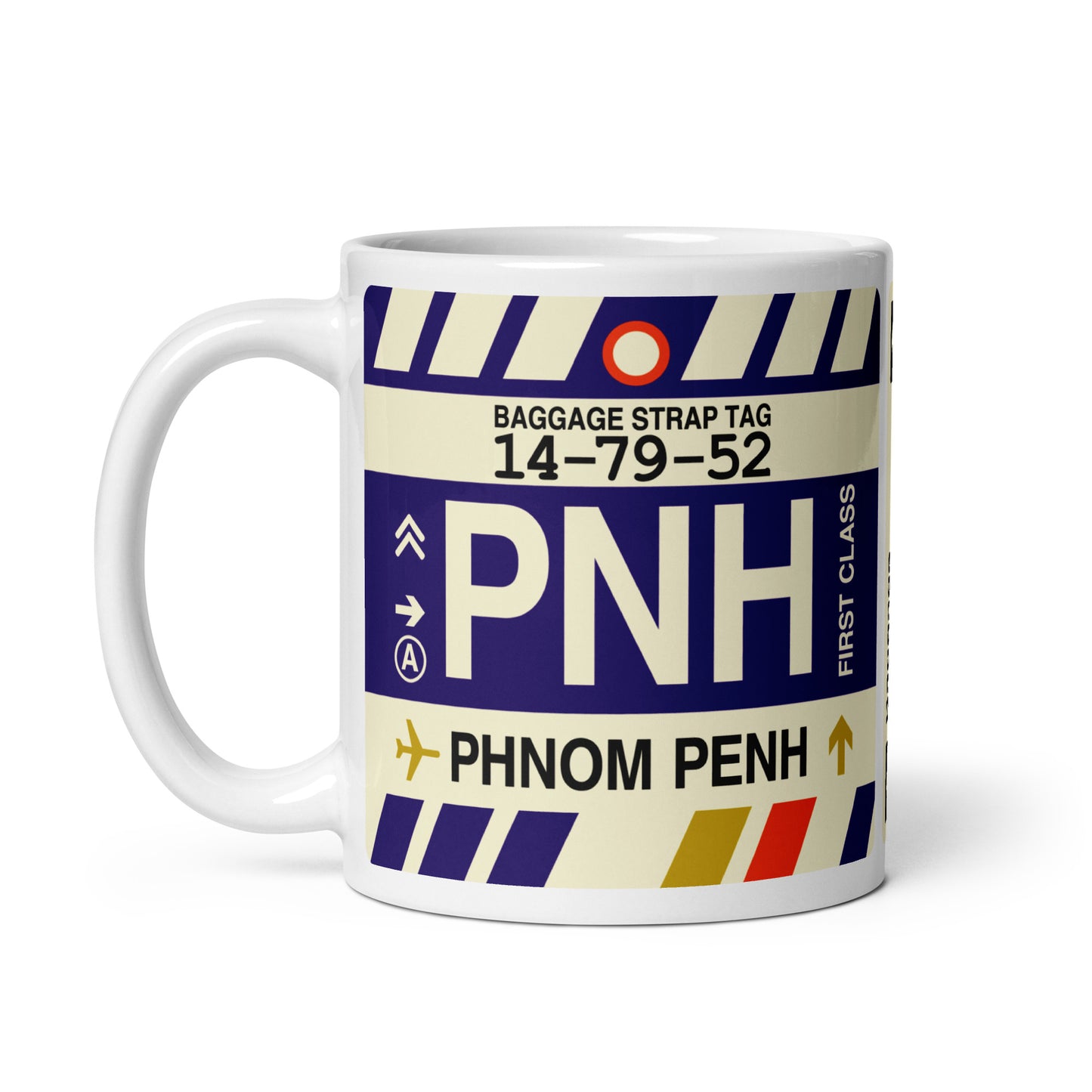 Travel Gift Coffee Mug • PNH Phnom Penh • YHM Designs - Image 02