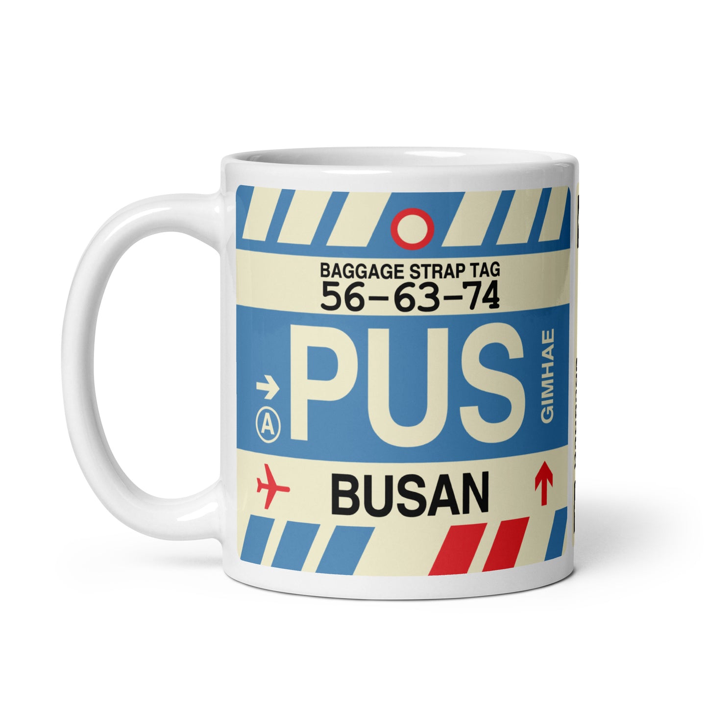 Travel Gift Coffee Mug • PUS Busan Souvenir • YHM Designs - Image 02
