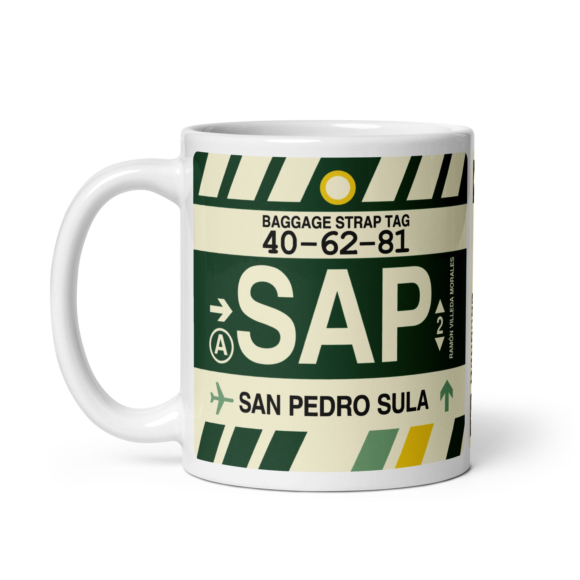 Travel Gift Coffee Mug • SAP San Pedro Sula • YHM Designs - Image 02
