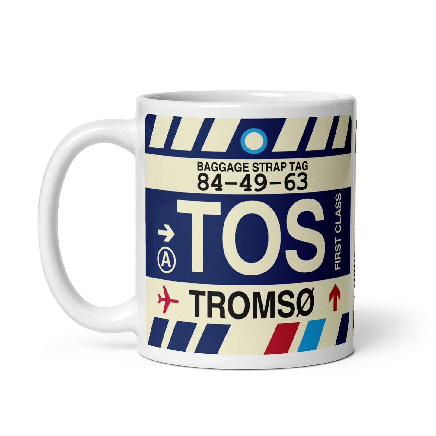 Travel Gift Coffee Mug • TOS Tromso Souvenir • YHM Designs - Image 02