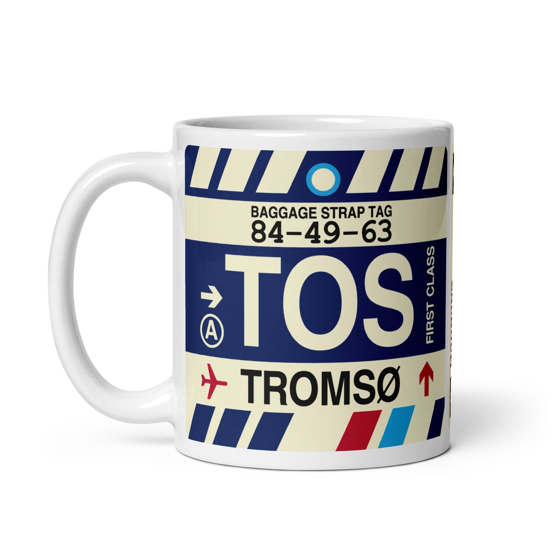 Travel Gift Coffee Mug • TOS Tromso Souvenir • YHM Designs - Image 02