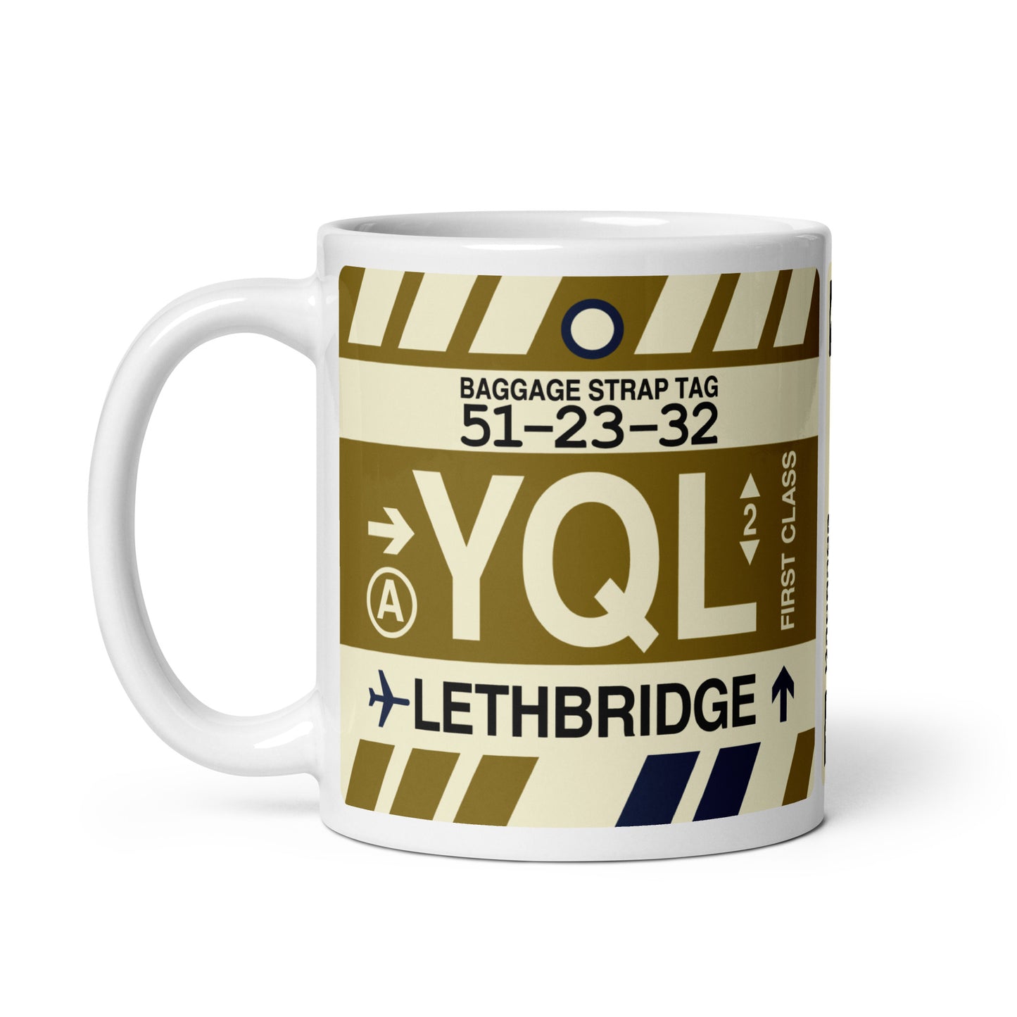 Travel Gift Coffee Mug • YQL Lethbridge • YHM Designs - Image 02
