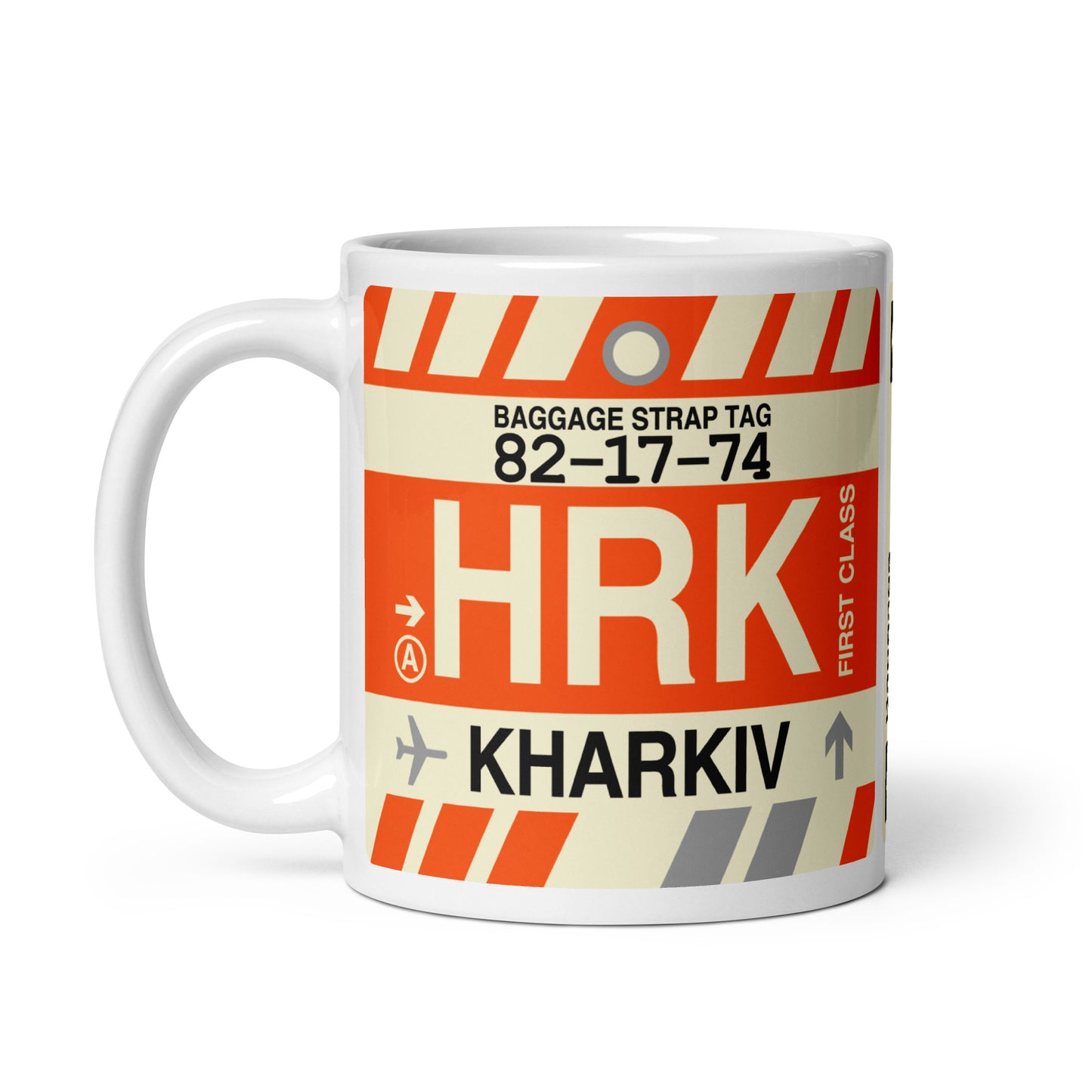 Travel Gift Coffee Mug • HRK Kharkiv • YHM Designs - Image 02