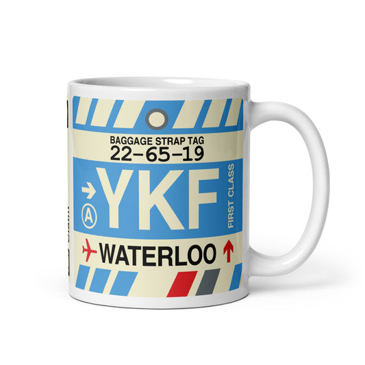 Travel Gift Coffee Mug • YKF Waterloo • YHM Designs - Image 01