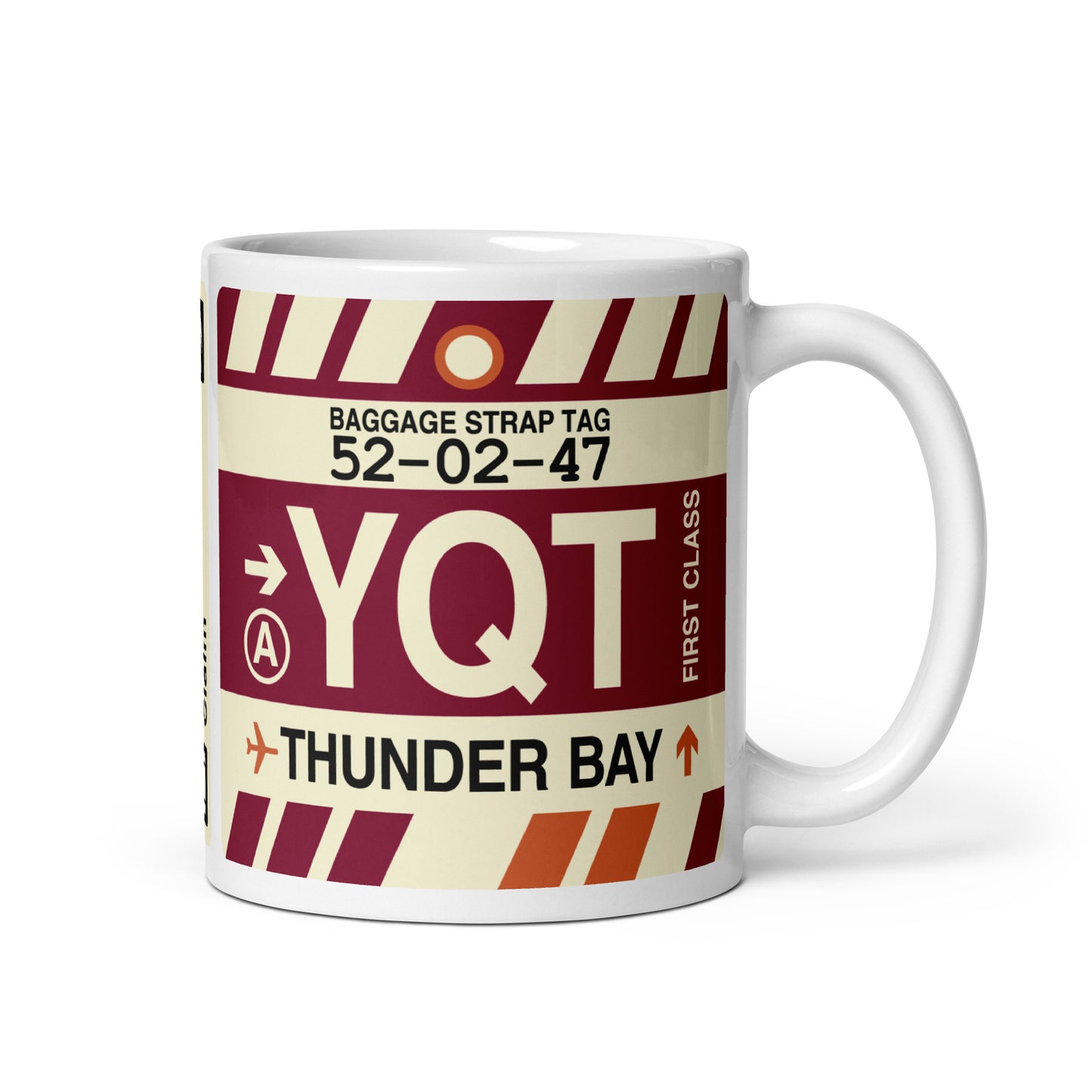 Travel-Themed Coffee Mug • YQT Thunder Bay • YHM Designs - Image 01
