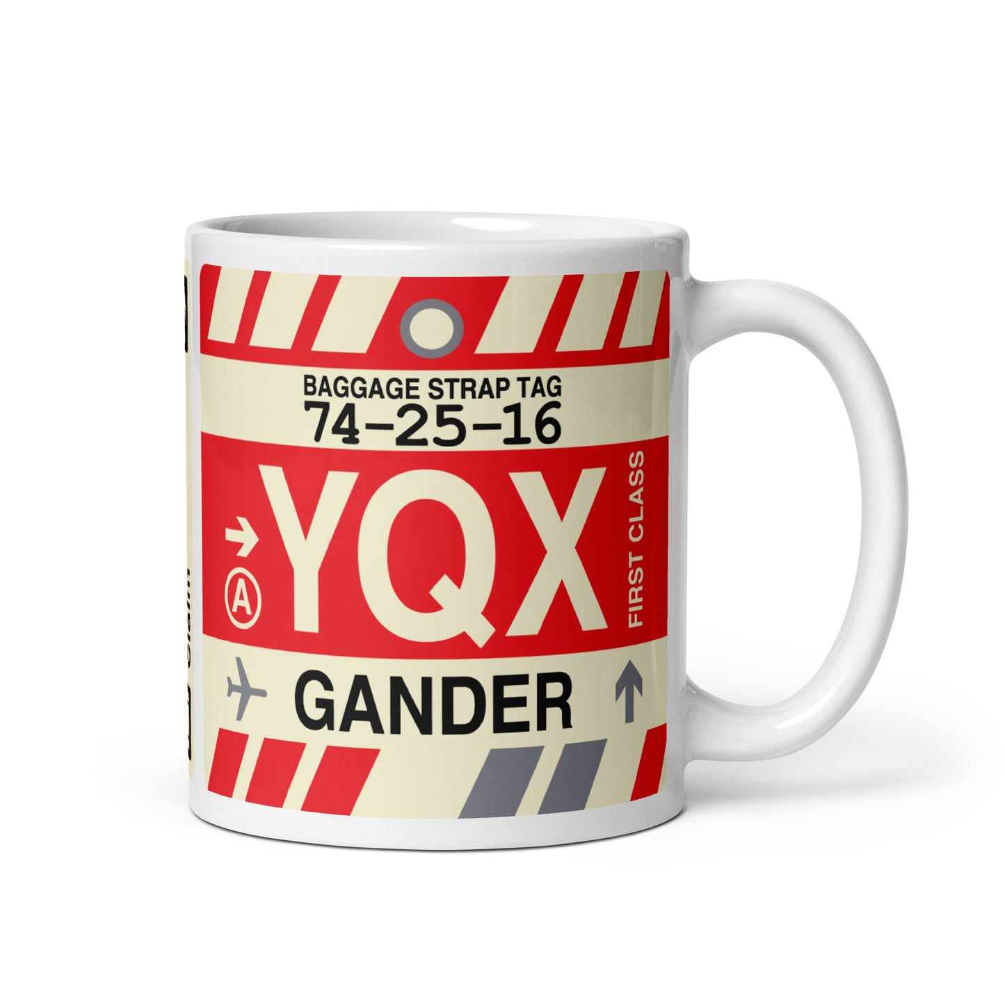 Travel-Themed Coffee Mug • YQX Gander • YHM Designs - Image 01