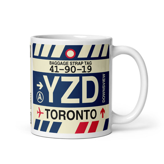 Travel Gift Coffee Mug • YZD Toronto Souvenir • YHM Designs - Image 01