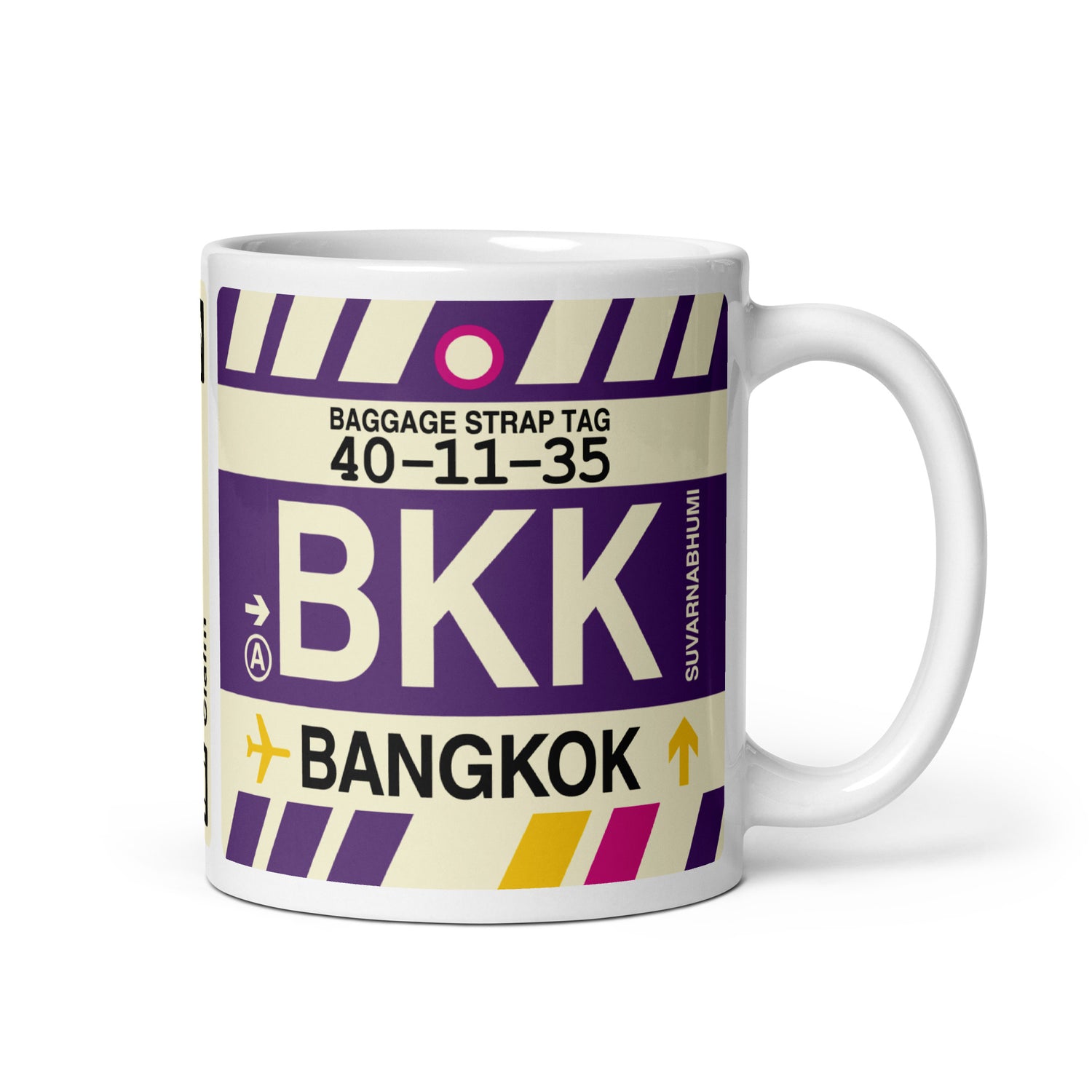Bangkok Thailand Coffee Mugs and Water Bottles • BKK Airport Code