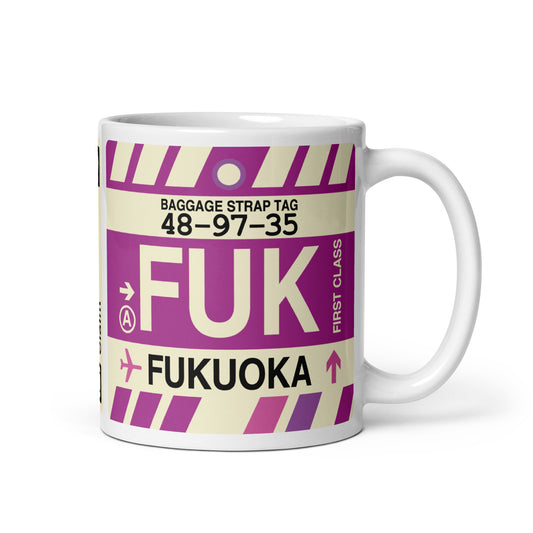 Travel Gift Coffee Mug • FUK Fukuoka • YHM Designs - Image 01