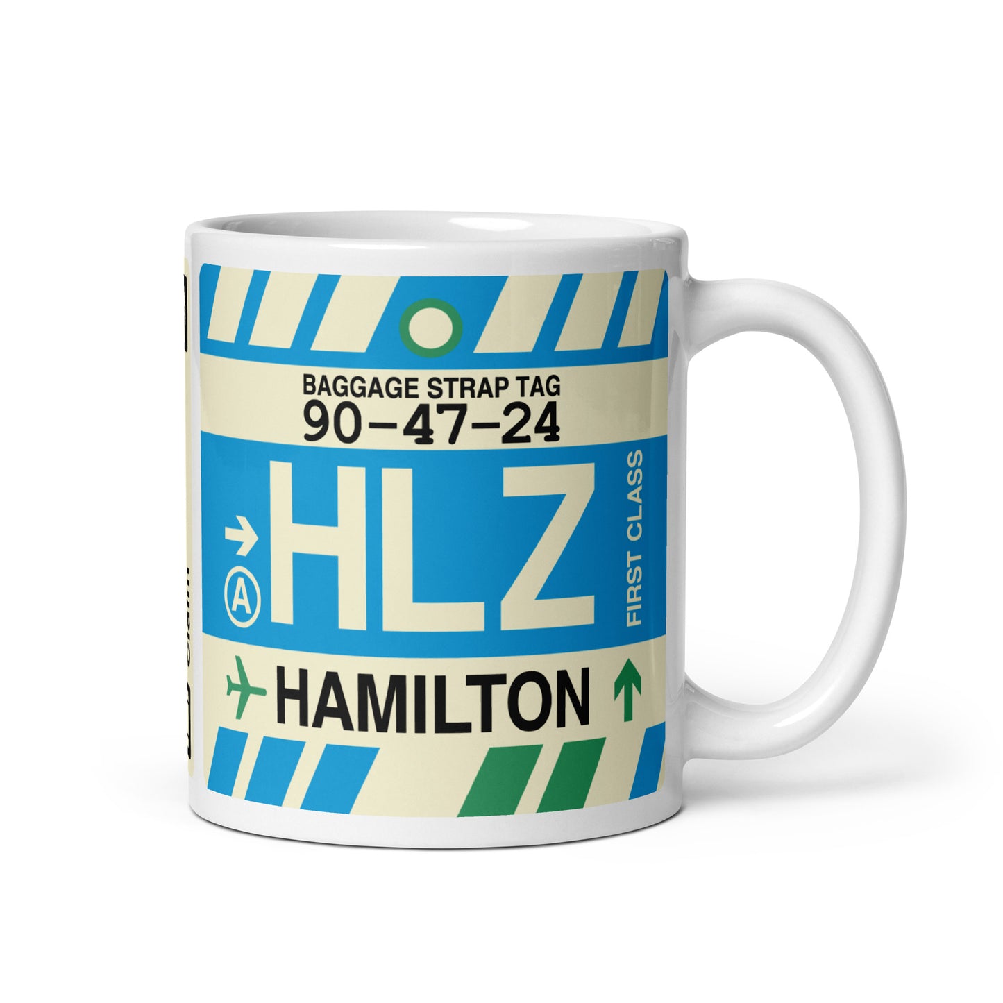 Travel-Themed Coffee Mug • HLZ Hamilton • YHM Designs - Image 01