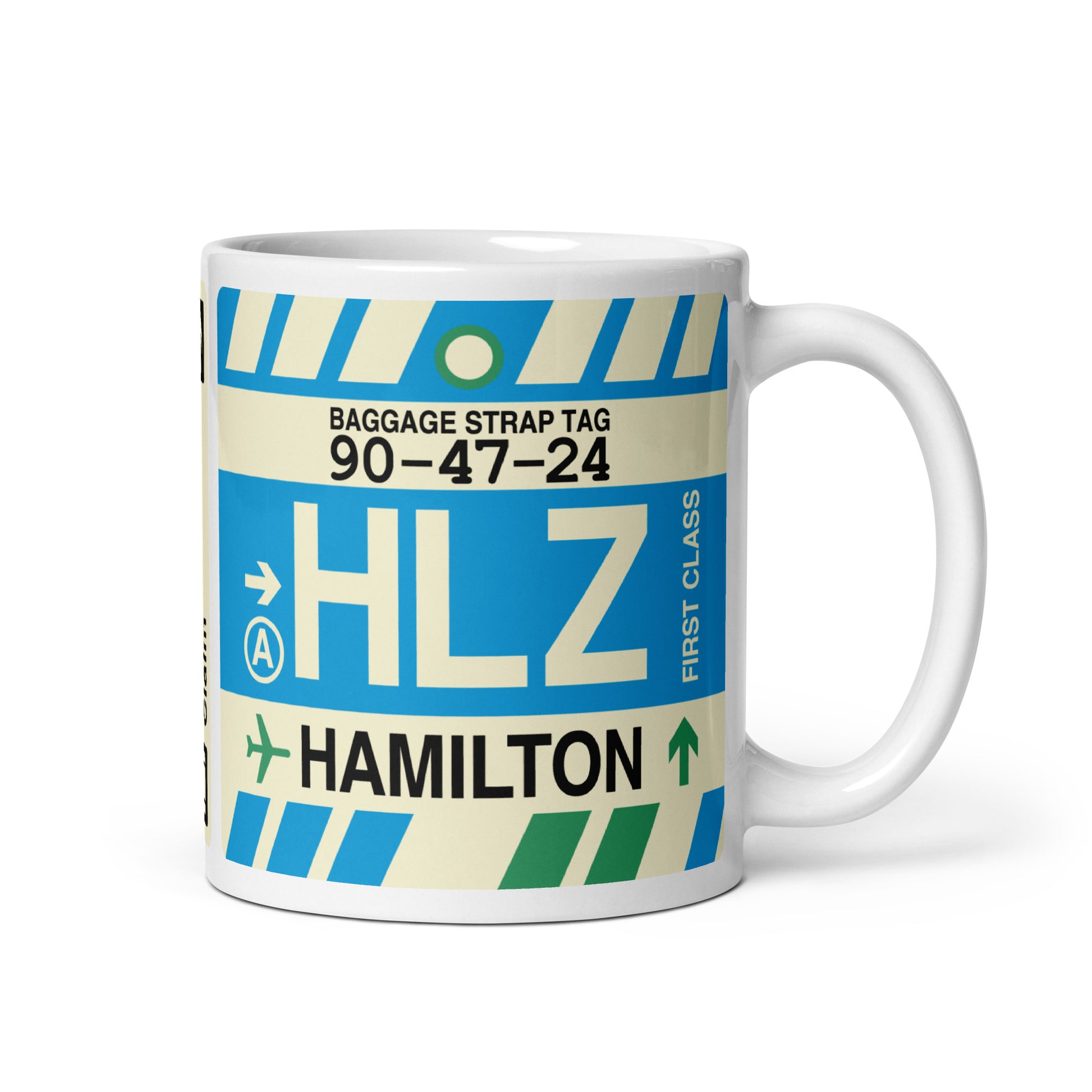 Travel Gift Coffee Mug • HLZ Hamilton Souvenir • YHM Designs - Image 01