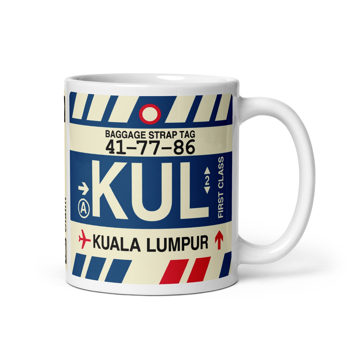 Travel-Themed Coffee Mug • KUL Kuala Lumpur • YHM Designs - Image 01