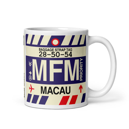 Travel Gift Coffee Mug • MFM Macau • YHM Designs - Image 01
