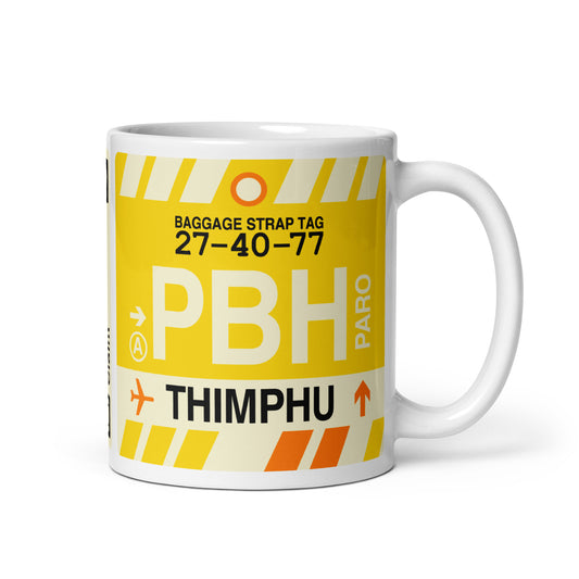 Travel Gift Coffee Mug • PBH Thimphu Souvenir • YHM Designs - Image 01