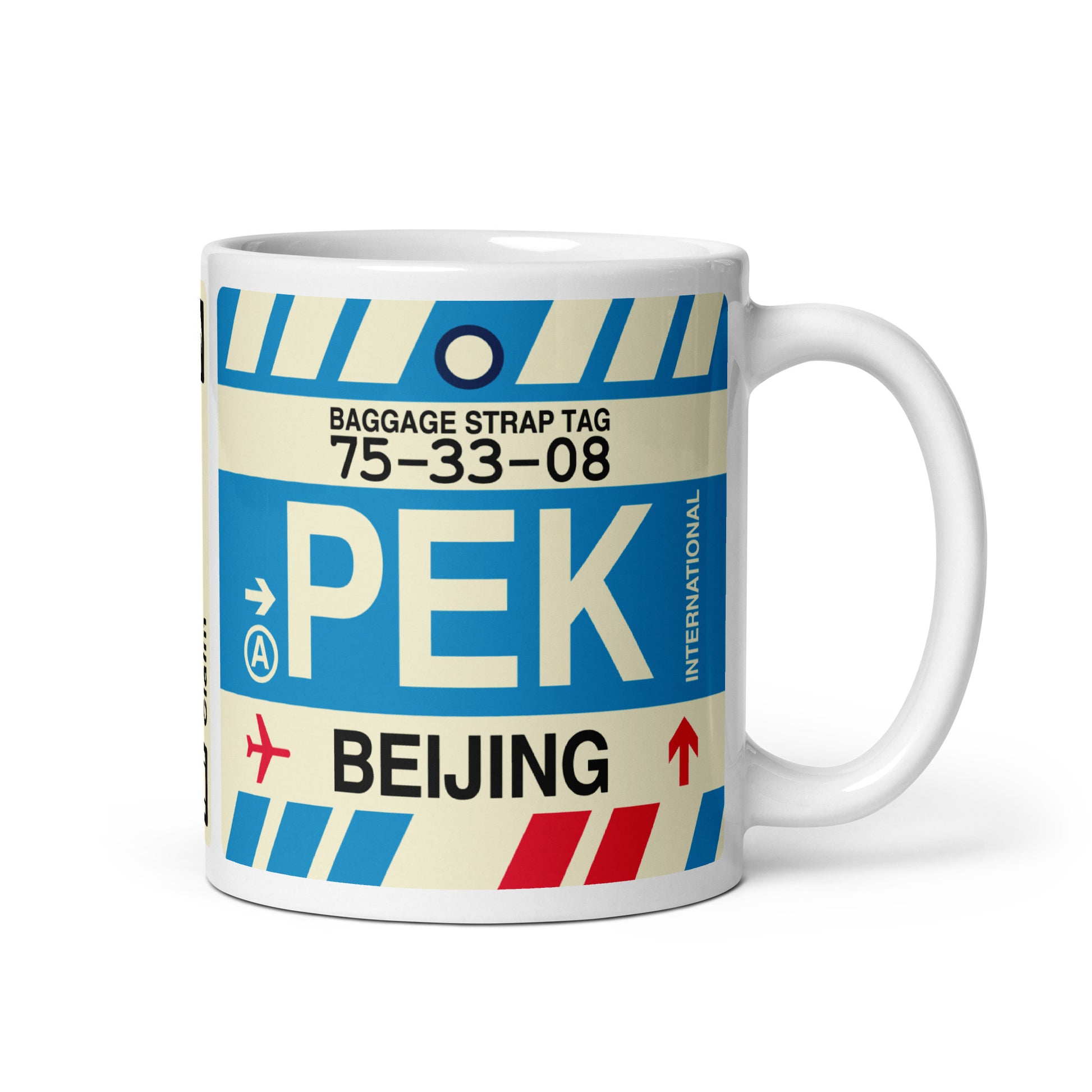 Travel Gift Coffee Mug • PEK Beijing Souvenir • YHM Designs - Image 01