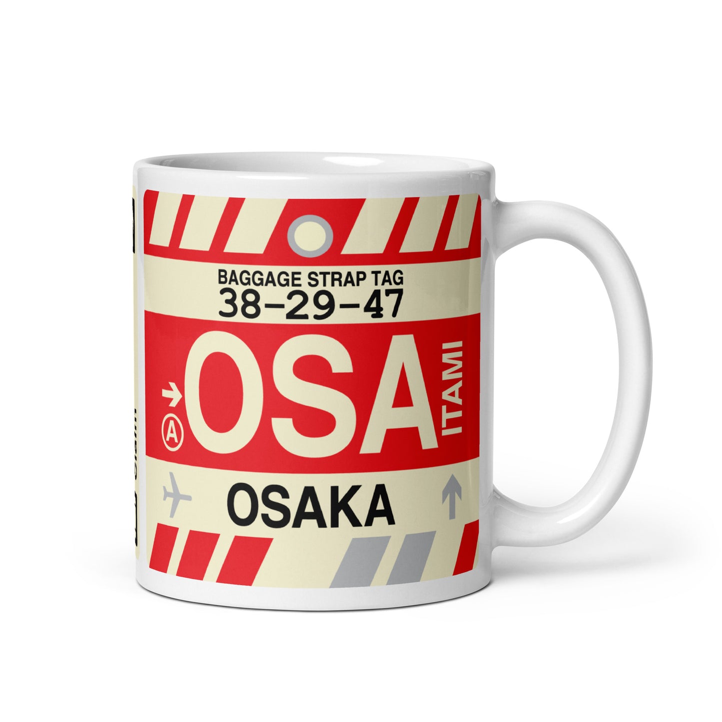 Travel-Themed Coffee Mug • OSA Osaka • YHM Designs - Image 01