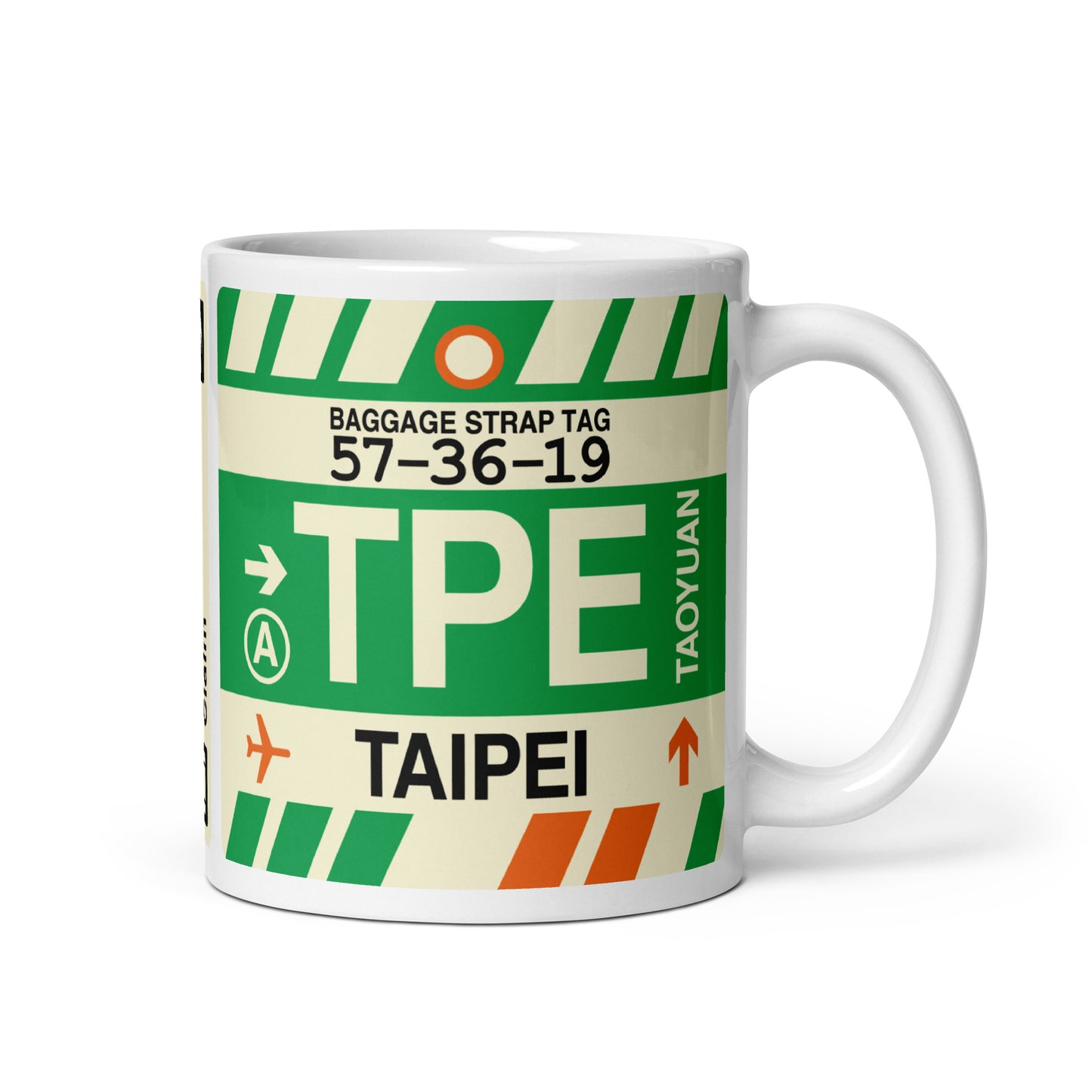 Travel-Themed Coffee Mug • TPE Taipei • YHM Designs - Image 01