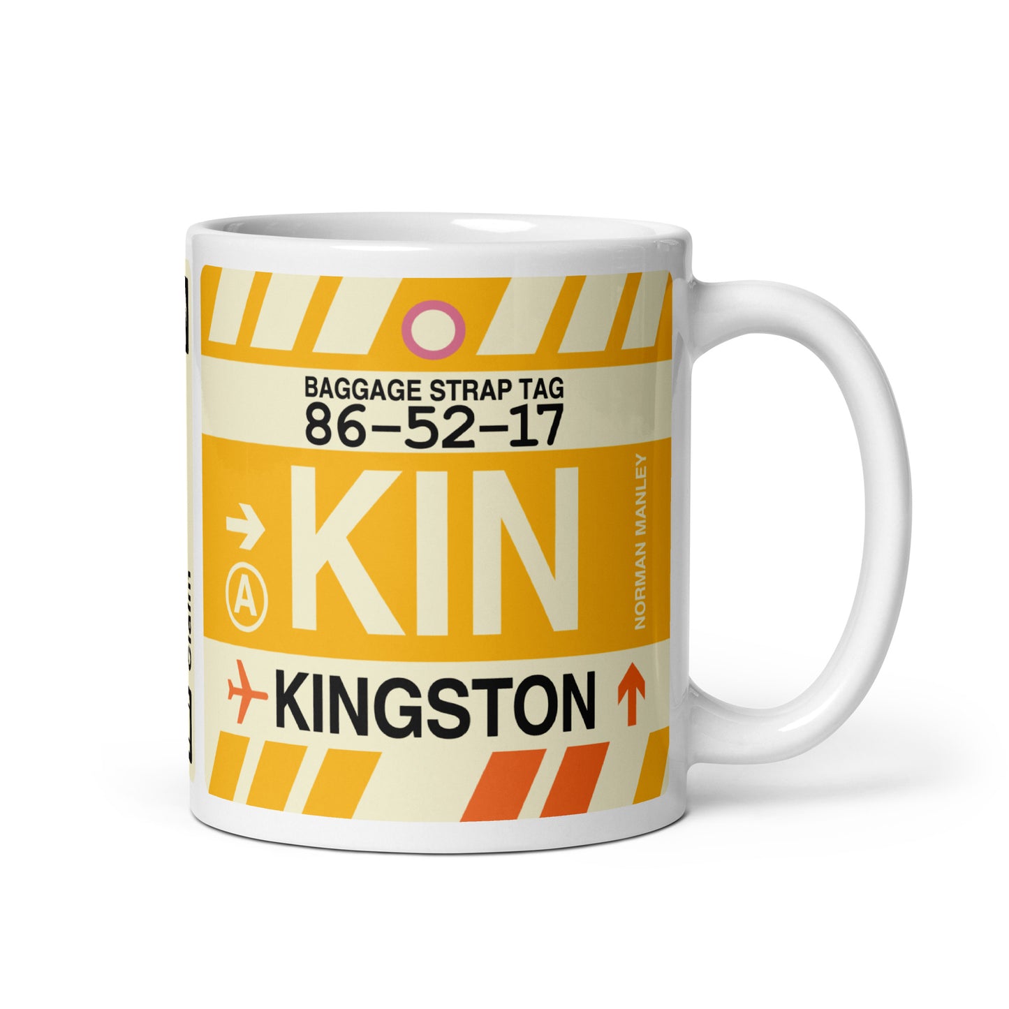 Travel Gift Coffee Mug • KIN Kingston • YHM Designs - Image 01