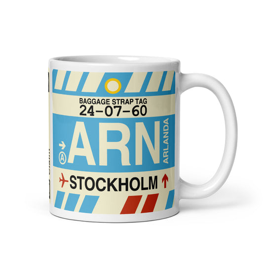 Travel-Themed Coffee Mug • ARN Stockholm • YHM Designs - Image 01