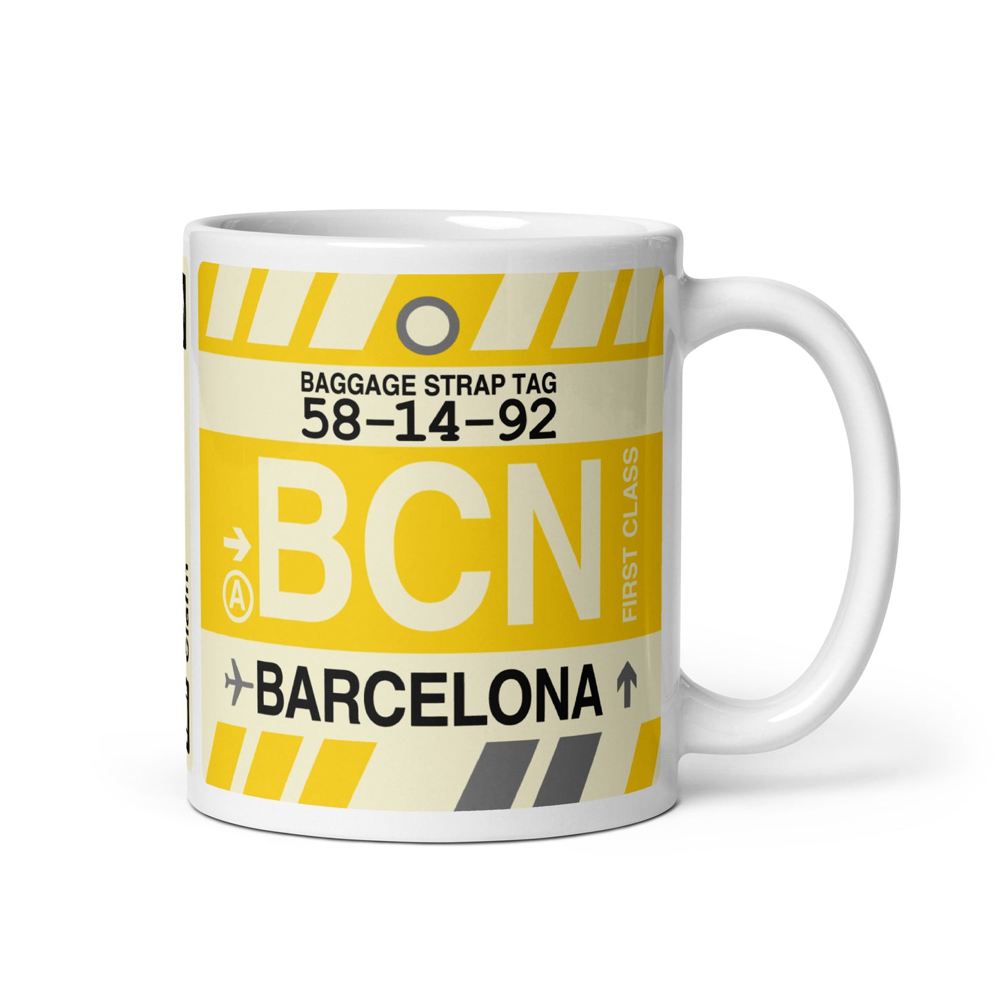 Travel Gift Coffee Mug • BCN Barcelona • YHM Designs - Image 01