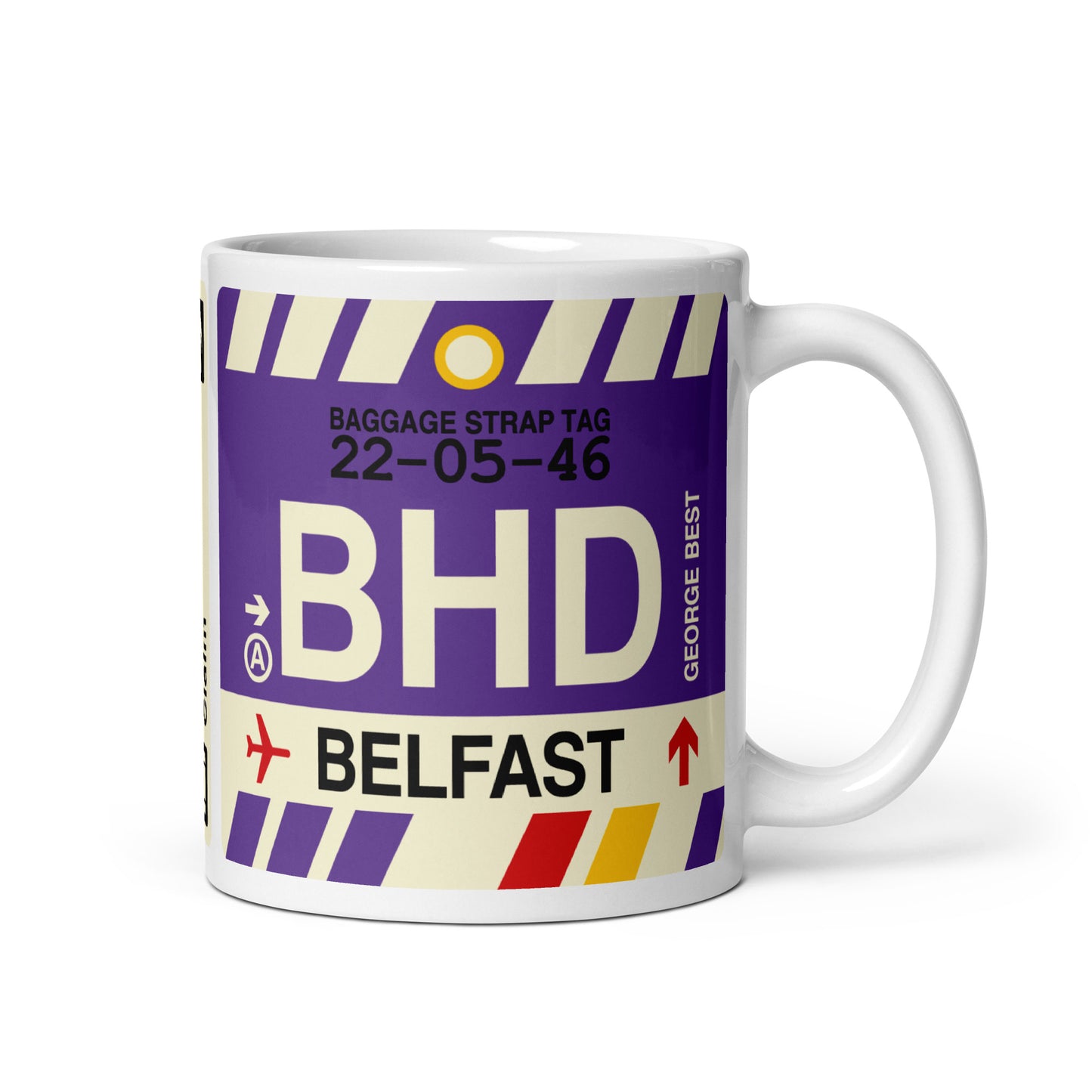 Travel-Themed Coffee Mug • BHD Belfast • YHM Designs - Image 01