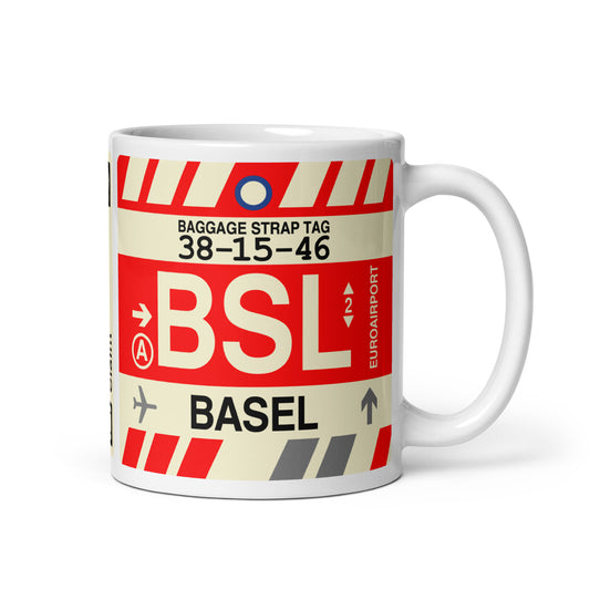 Travel Gift Coffee Mug • BSL Basel • YHM Designs - Image 01