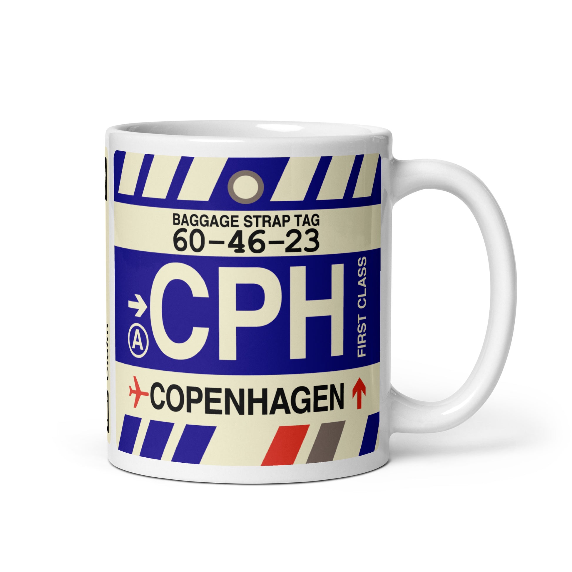 Travel-Themed Coffee Mug • CPH Copenhagen • YHM Designs - Image 01