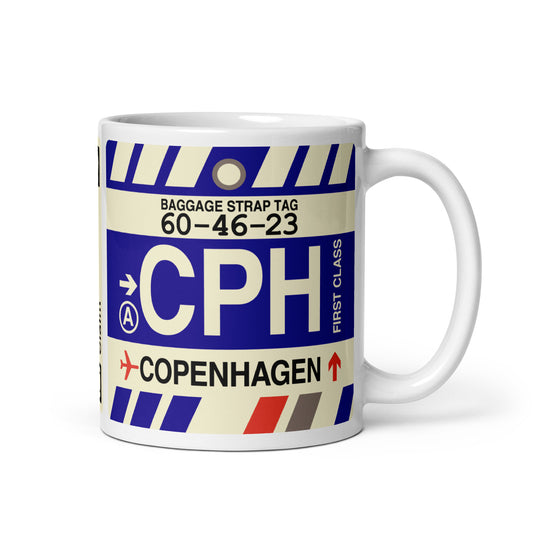 Travel Gift Coffee Mug • CPH Copenhagen • YHM Designs - Image 01