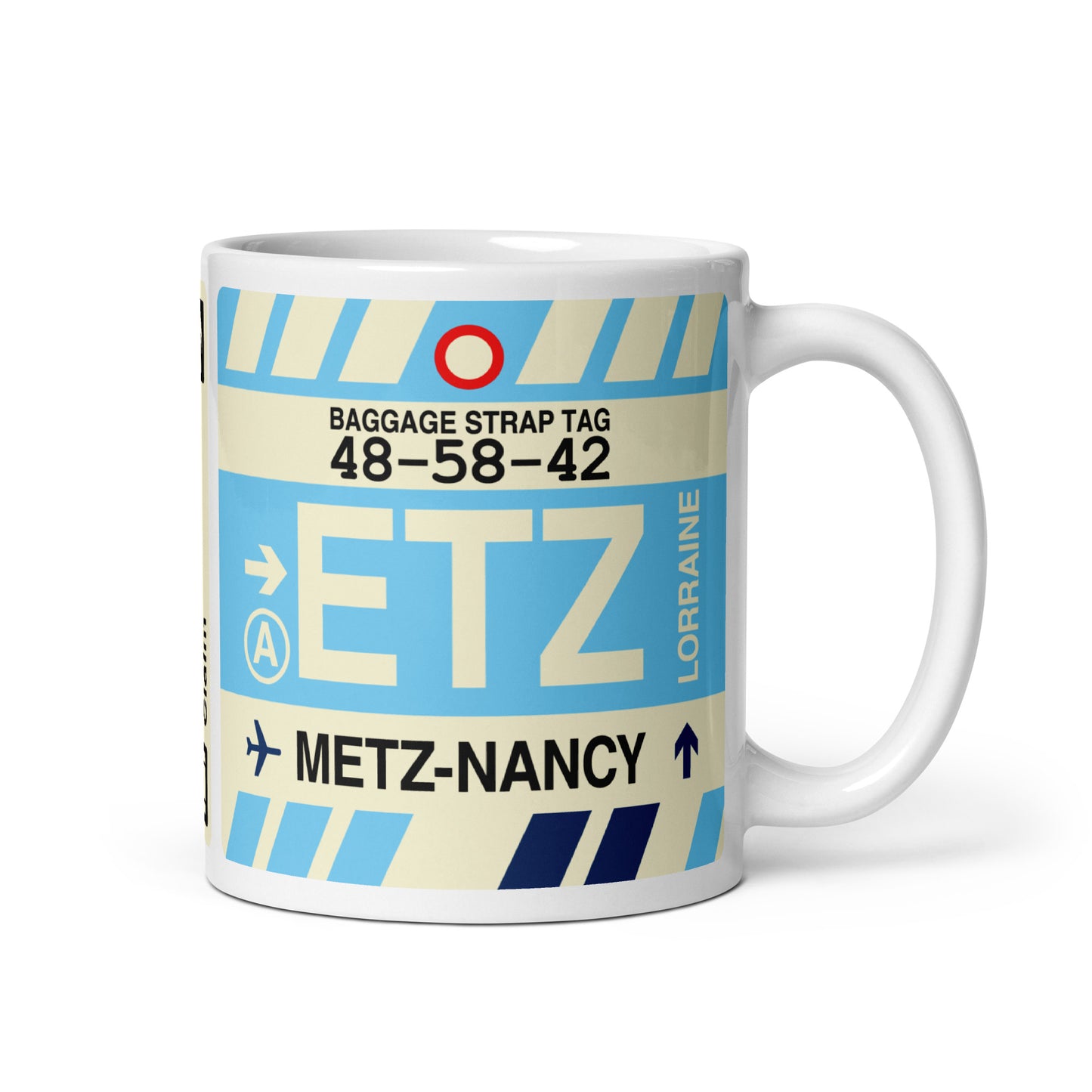 Travel Gift Coffee Mug • ETZ Metz-Nancy-Lorraine • YHM Designs - Image 01