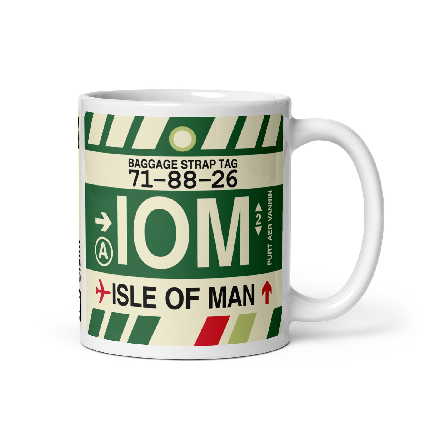 Travel Gift Coffee Mug • IOM Isle of Man • YHM Designs - Image 01