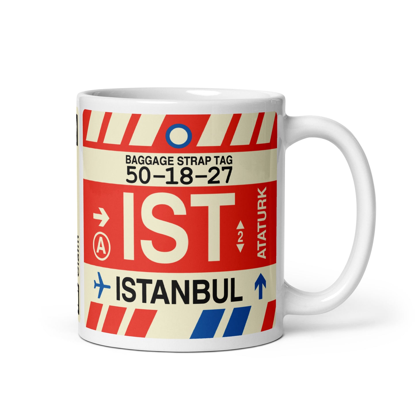 Travel Gift Coffee Mug • IST Istanbul Souvenir • YHM Designs - Image 01